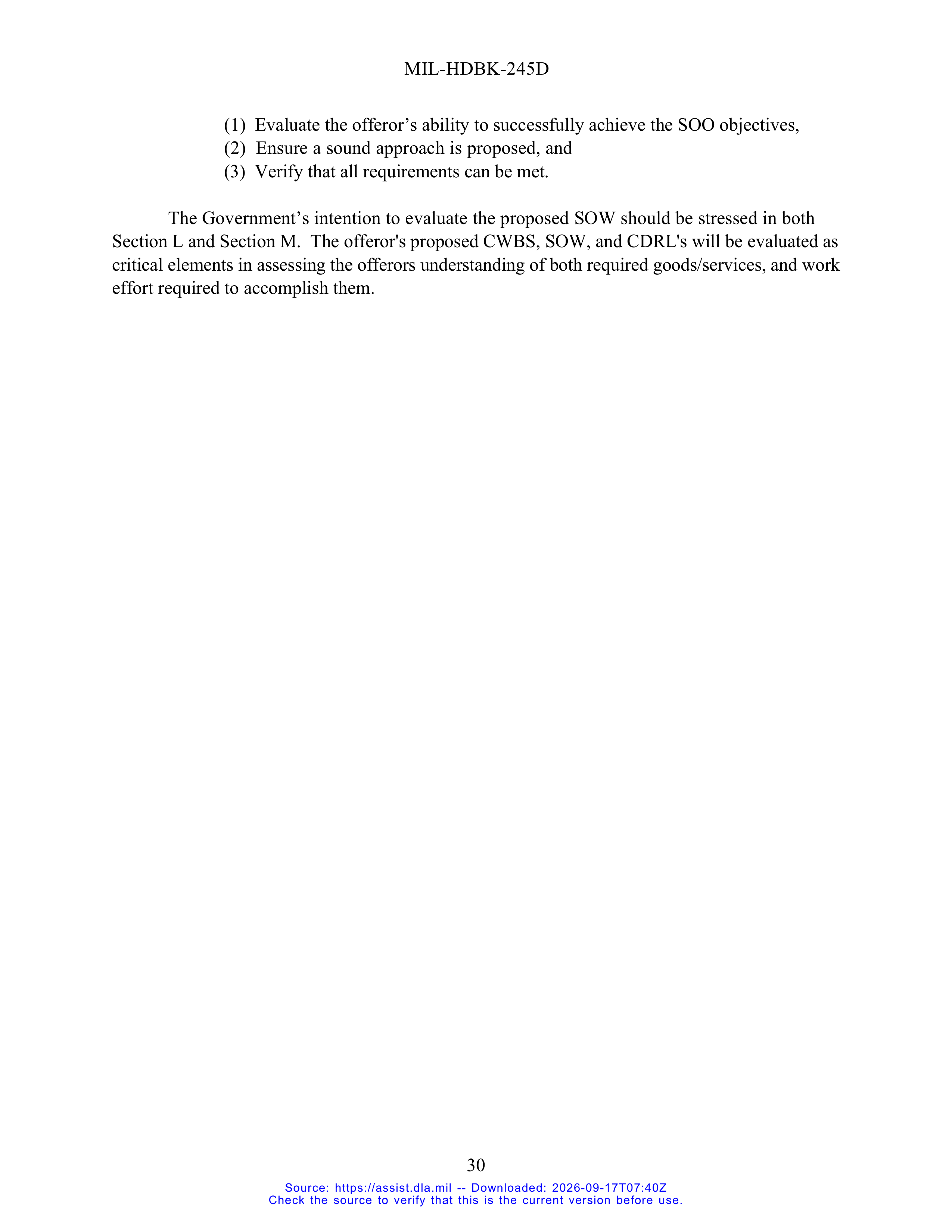 DoD Preparation of Statement of Work (SOW) Handbook — page 35