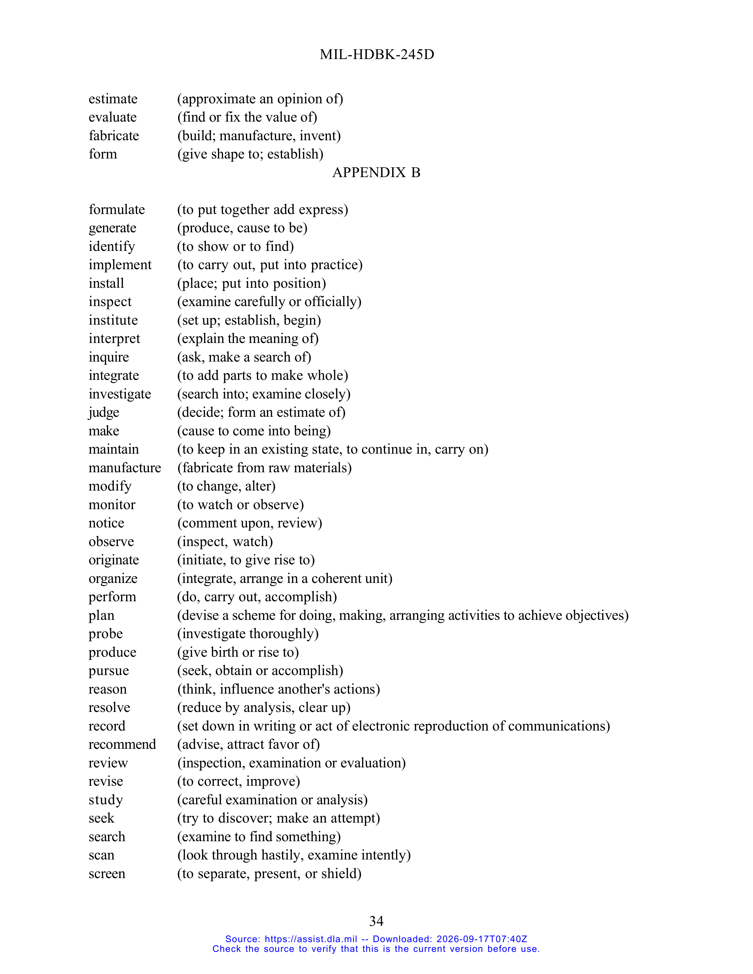 DoD Preparation of Statement of Work (SOW) Handbook — page 39