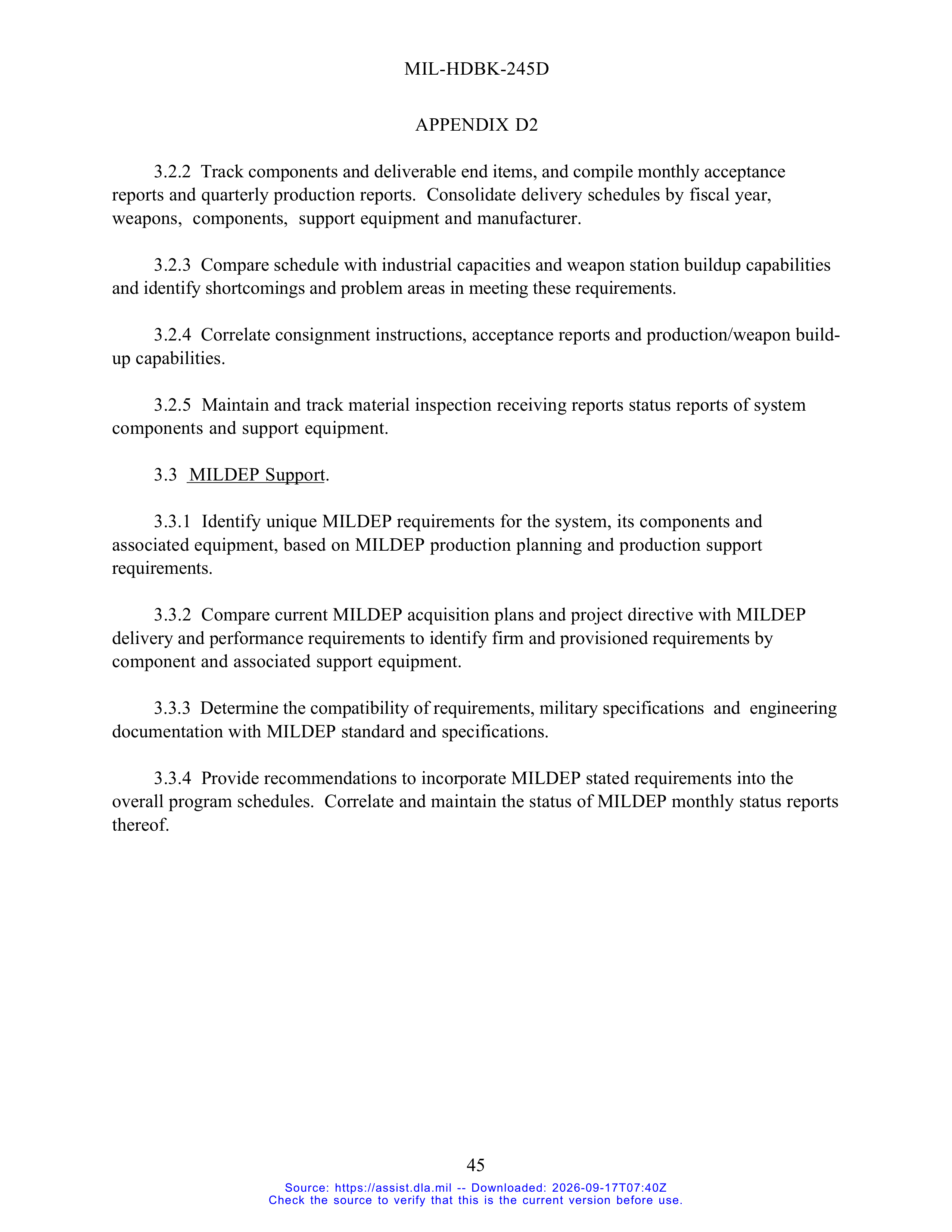 DoD Preparation of Statement of Work (SOW) Handbook — page 50