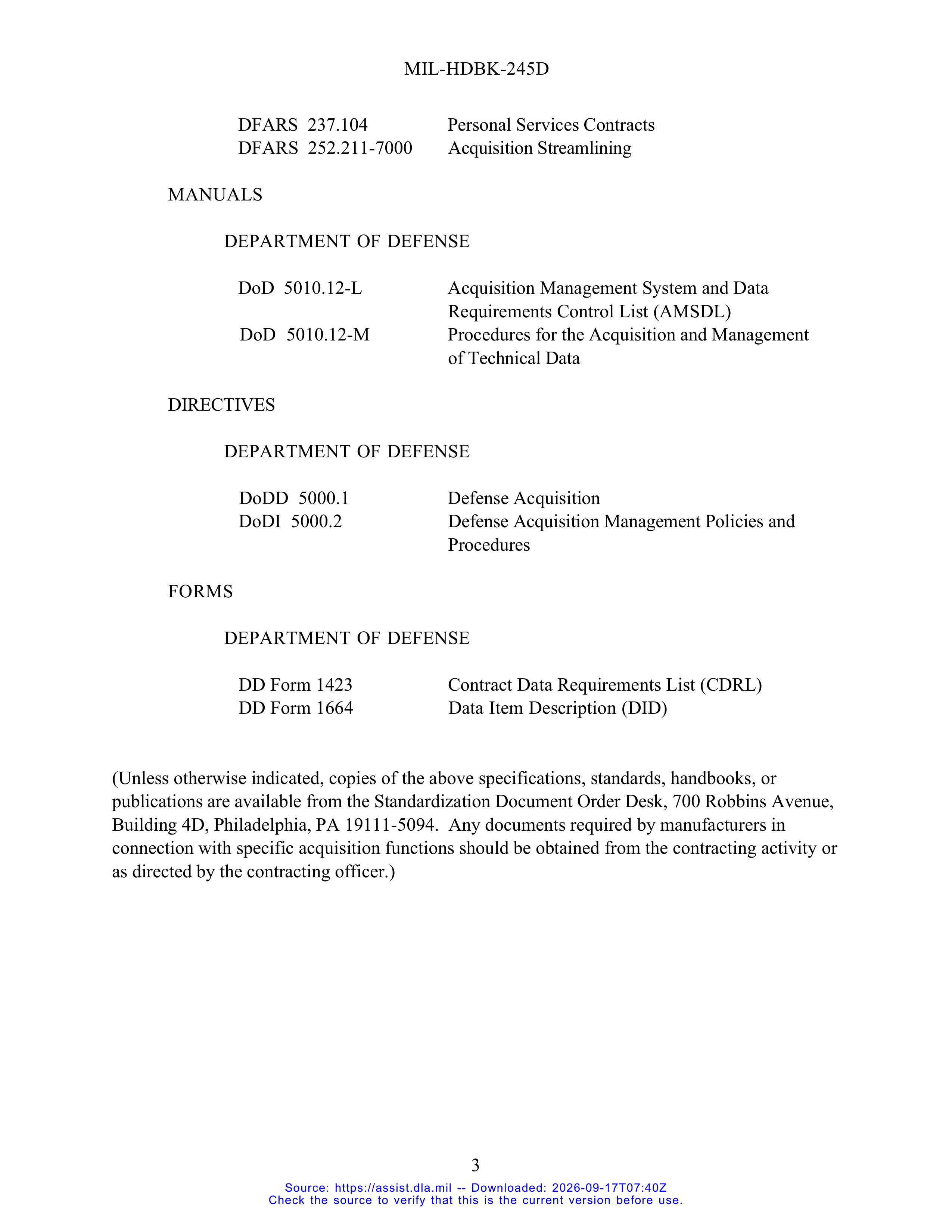 DoD Preparation of Statement of Work (SOW) Handbook — page 8