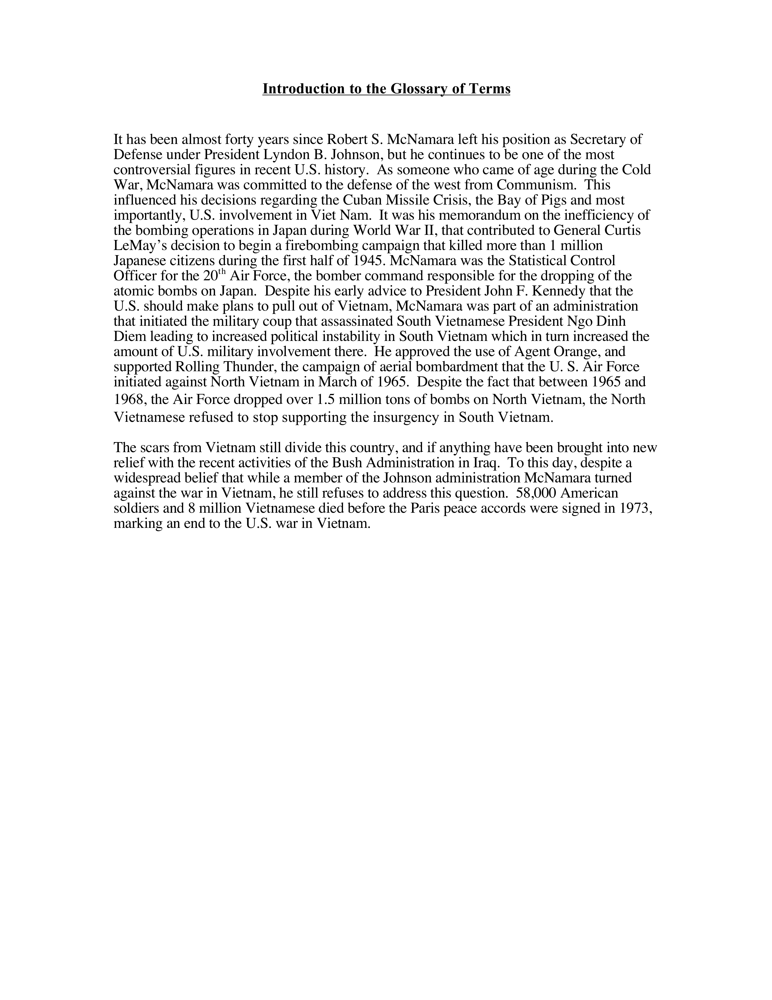 Documentary Filmmakers Errol Morris The Fog of War Biography — page 19
