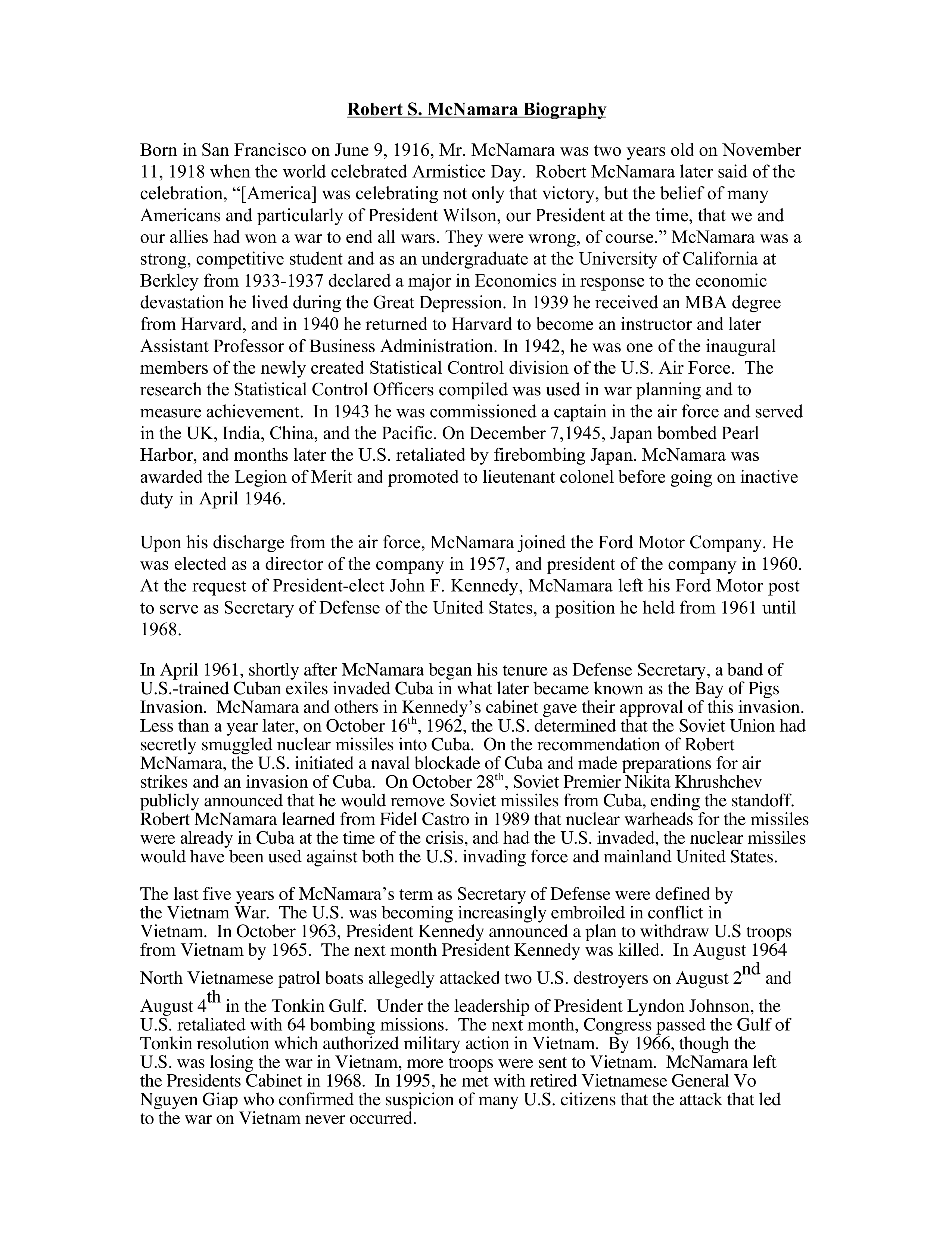 Documentary Filmmakers Errol Morris The Fog of War Biography — page 9