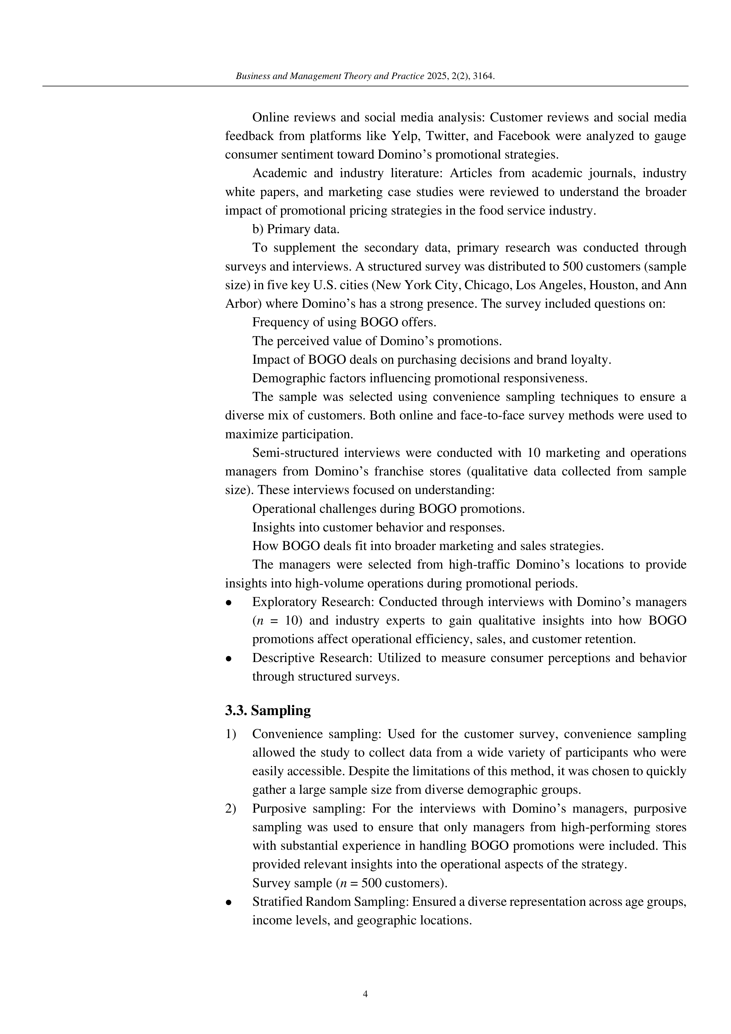 Dominos Pizza Case Study — page 4