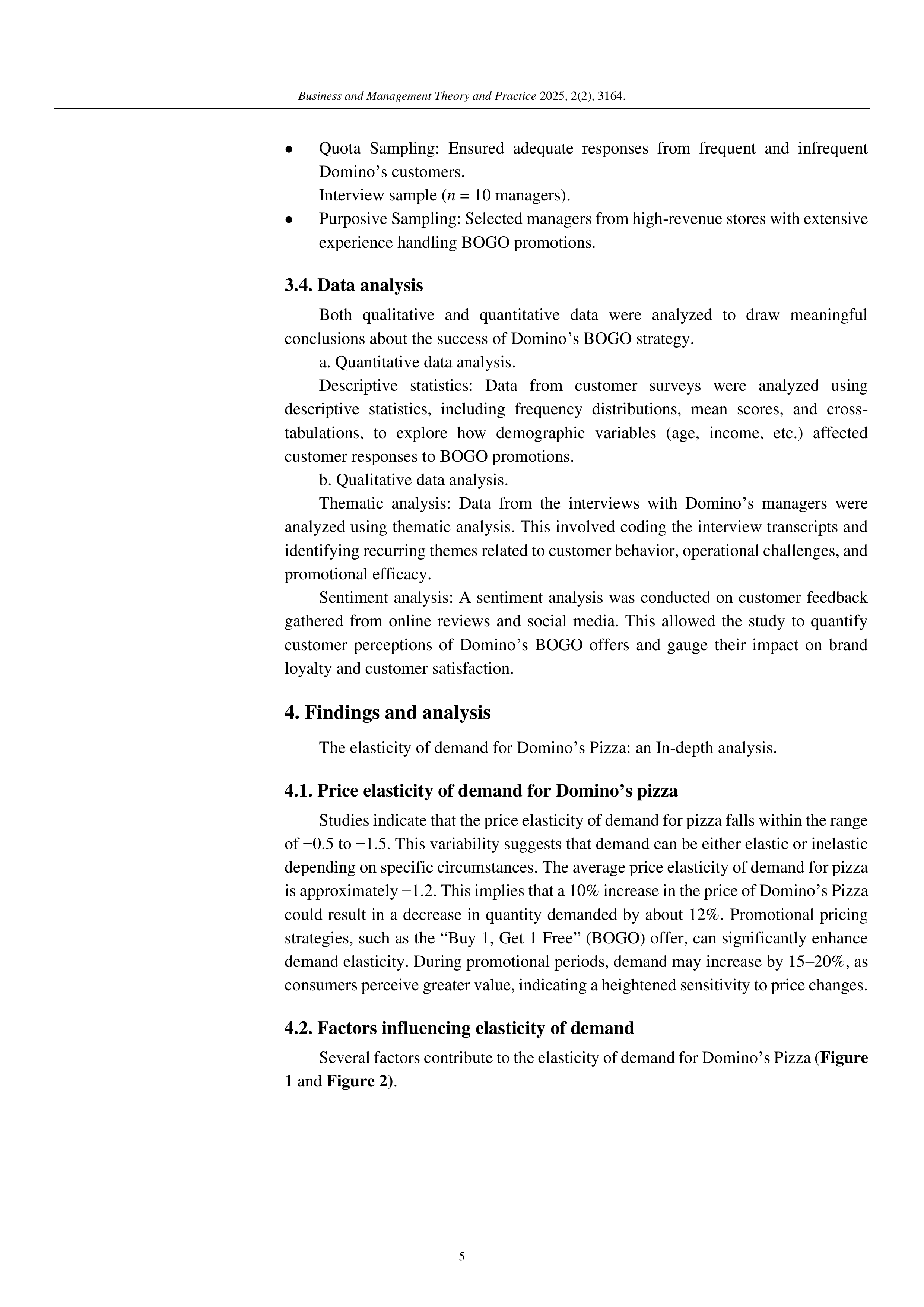 Dominos Pizza Case Study — page 5
