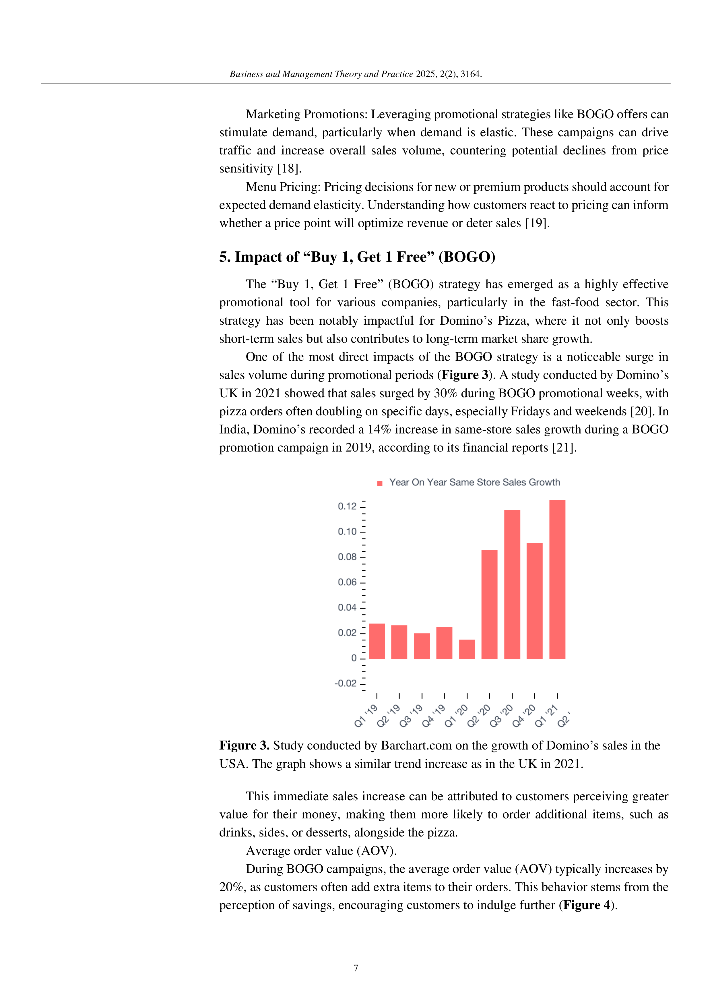 Dominos Pizza Case Study — page 7