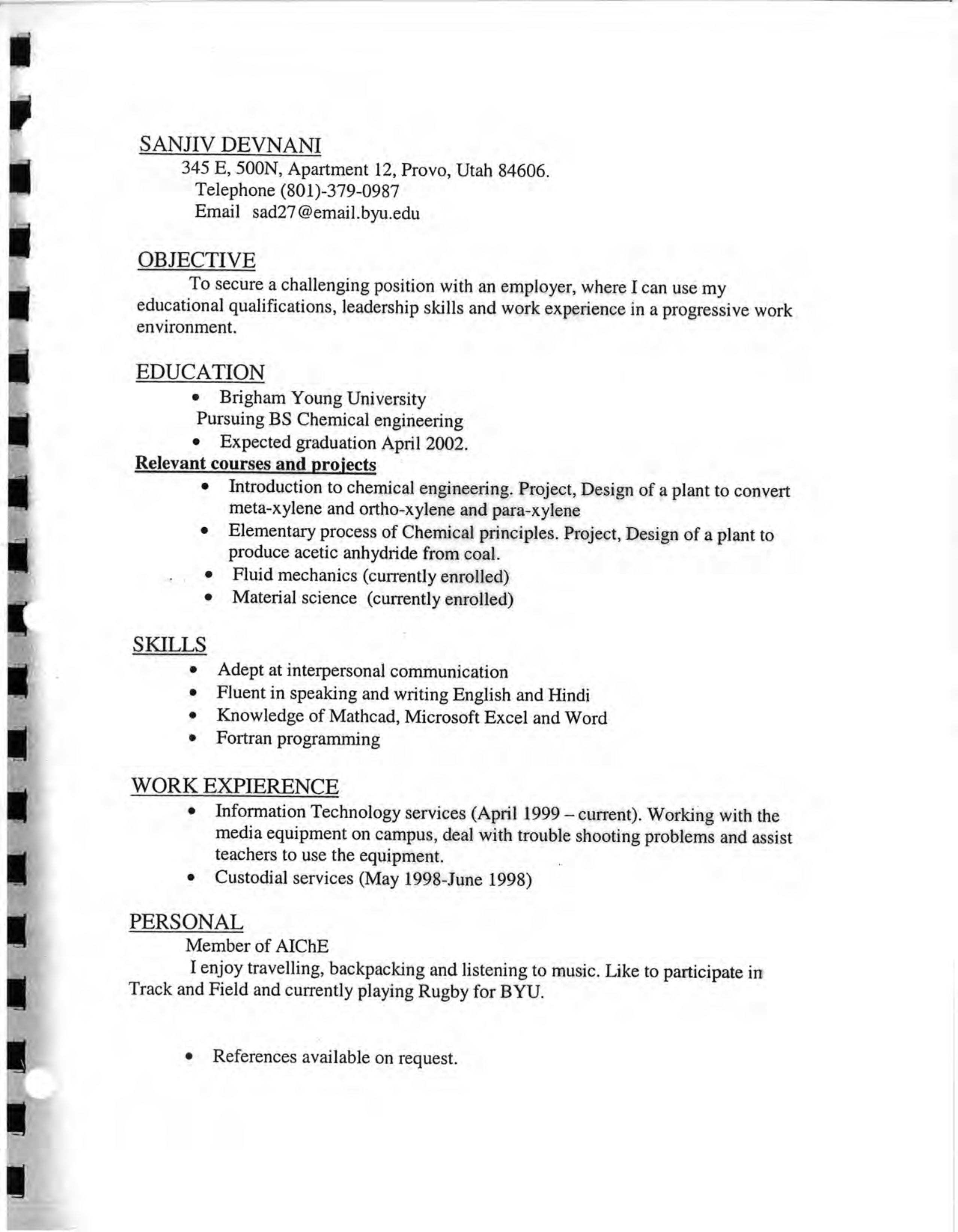 Dow Design Engineer Resume — page 9