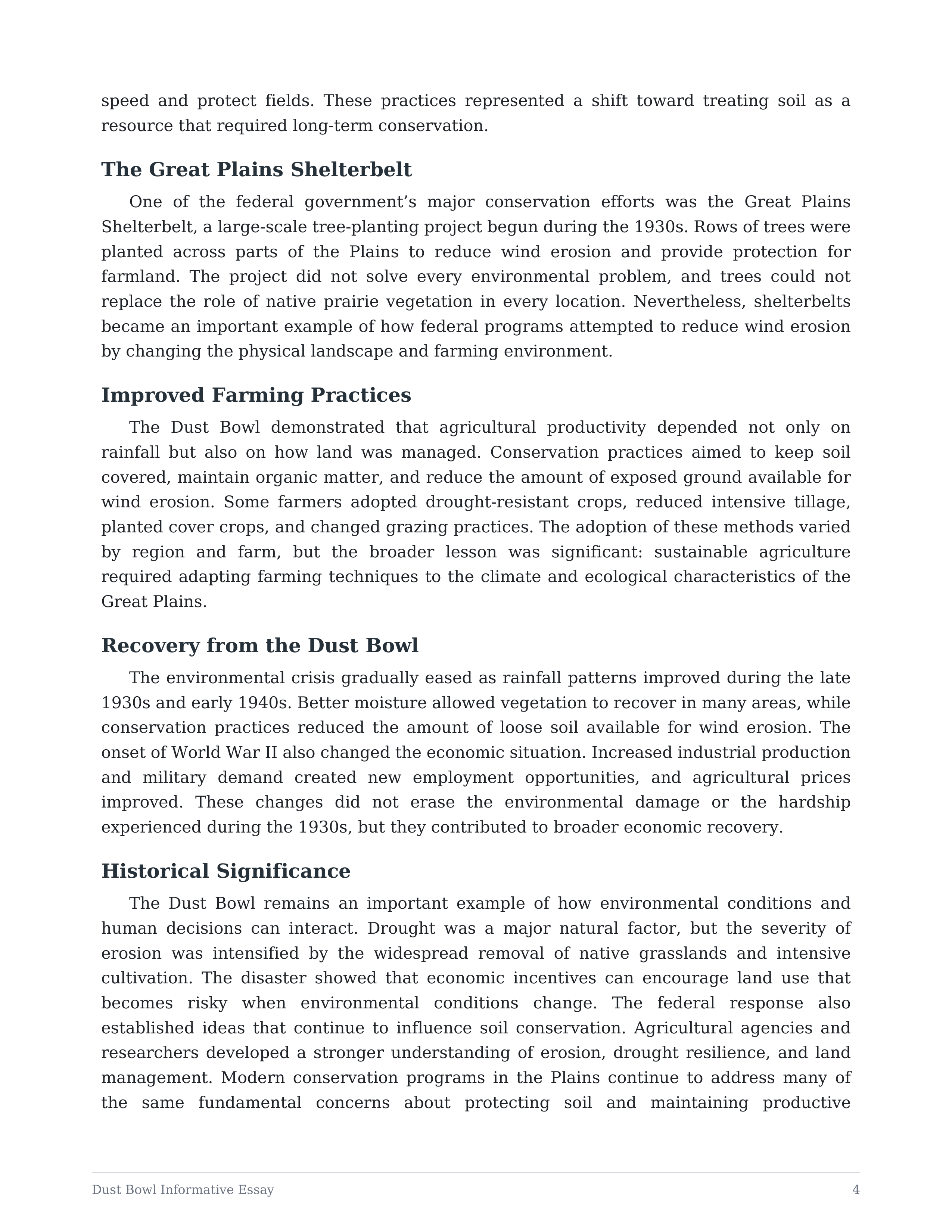 Dust Bowl Informative Essay — page 4