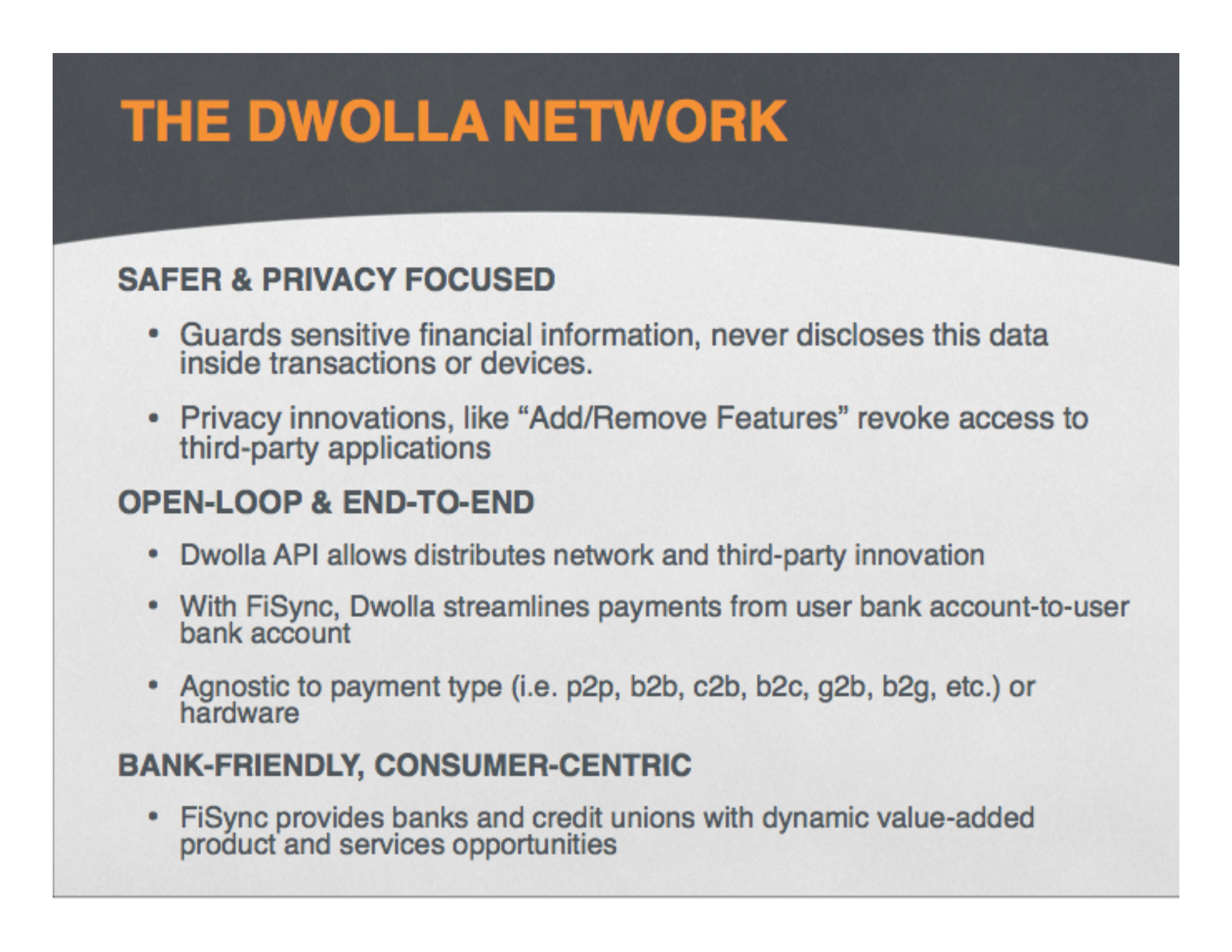 Dwolla Pitch Deck  — page 14