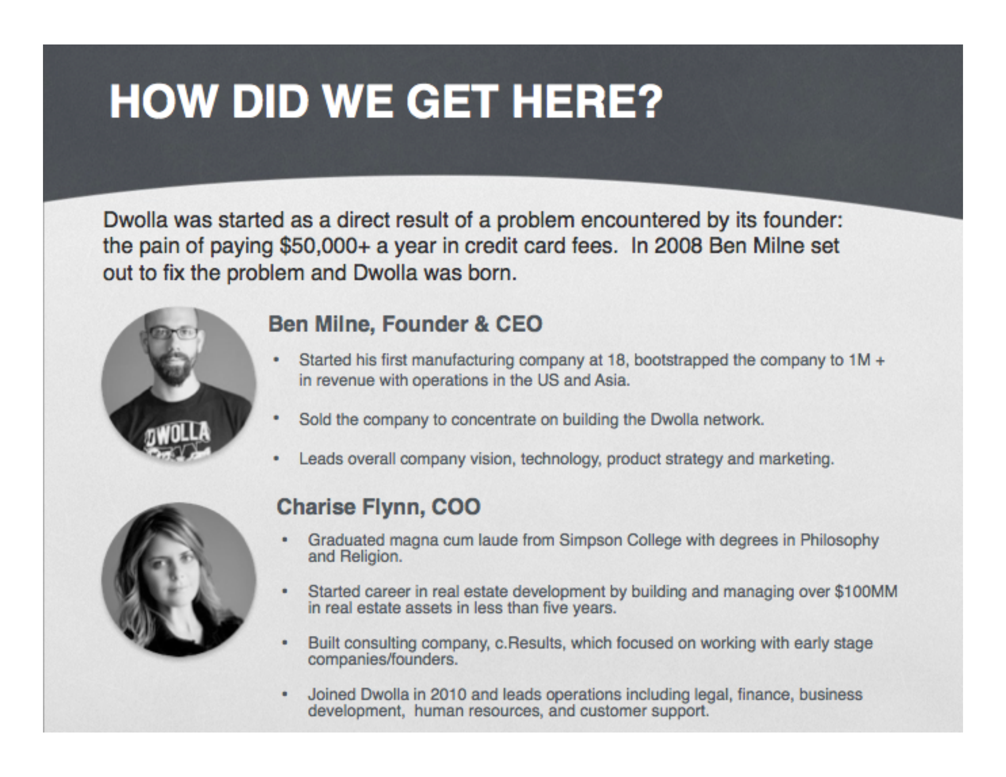 Dwolla Pitch Deck  — page 4