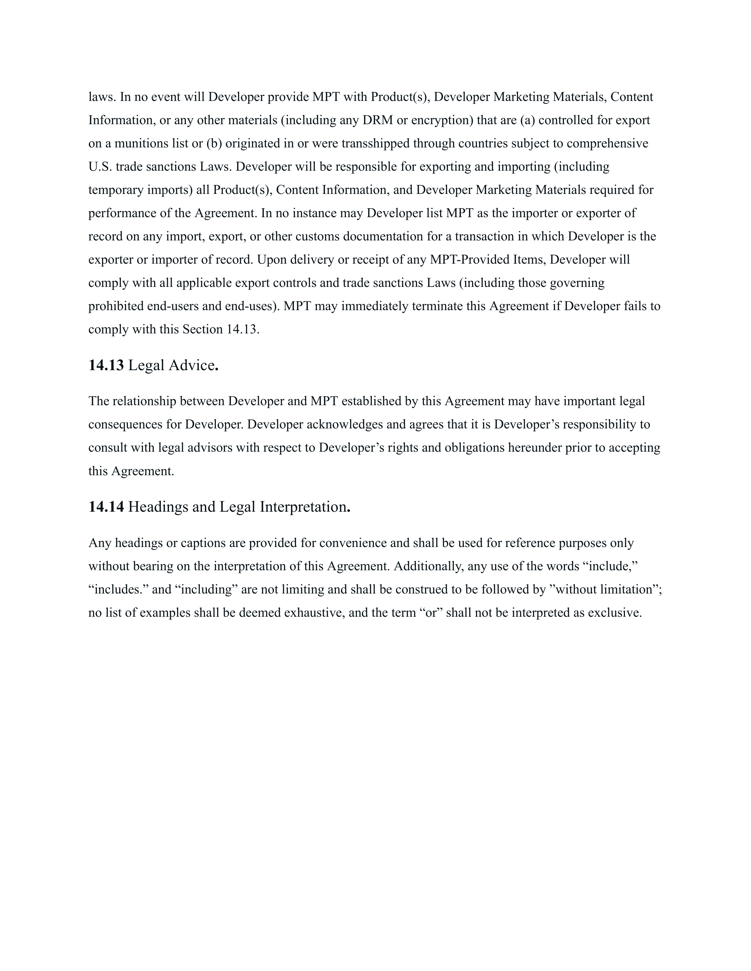 Meta Electronic Developer Distribution Agreement — page 23