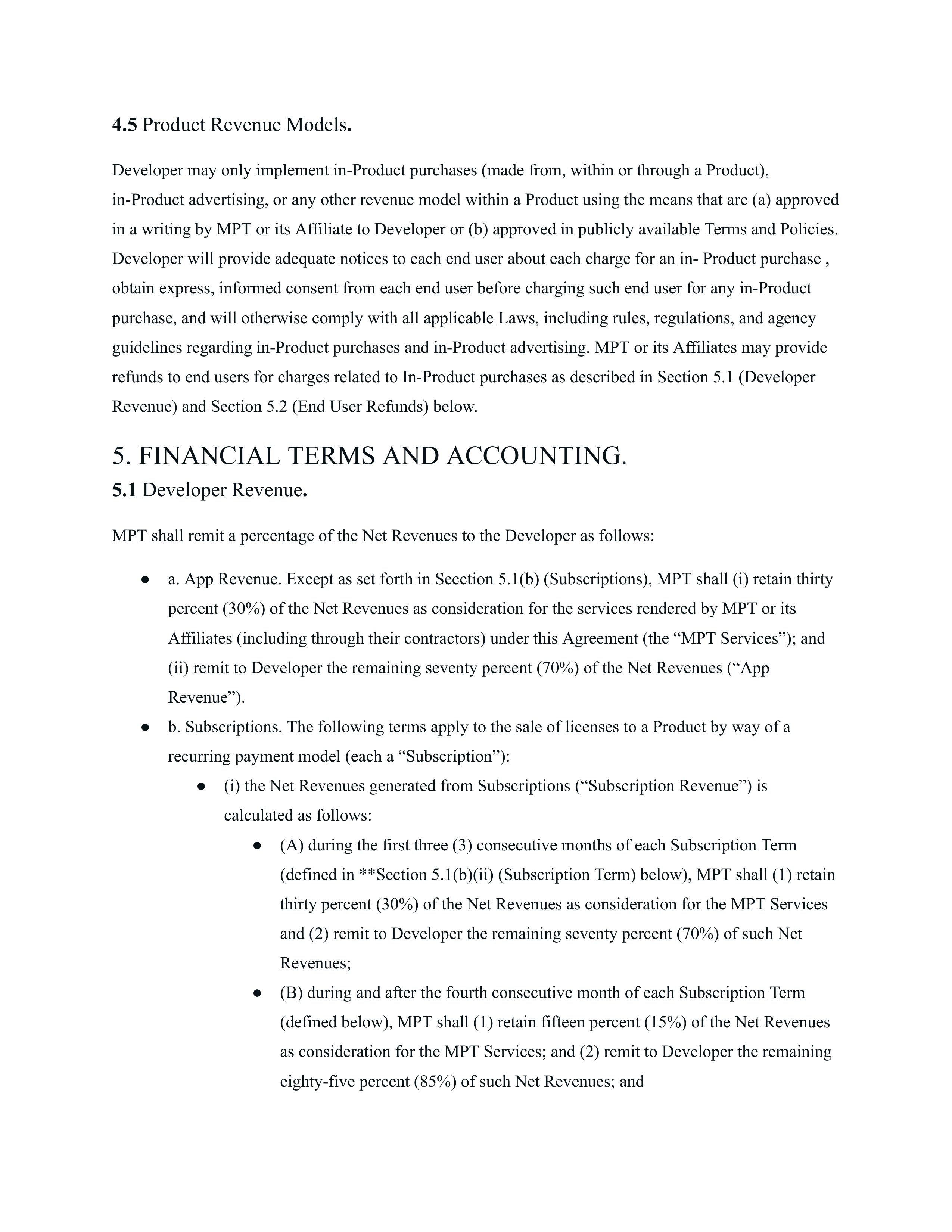 Meta Electronic Developer Distribution Agreement — page 8