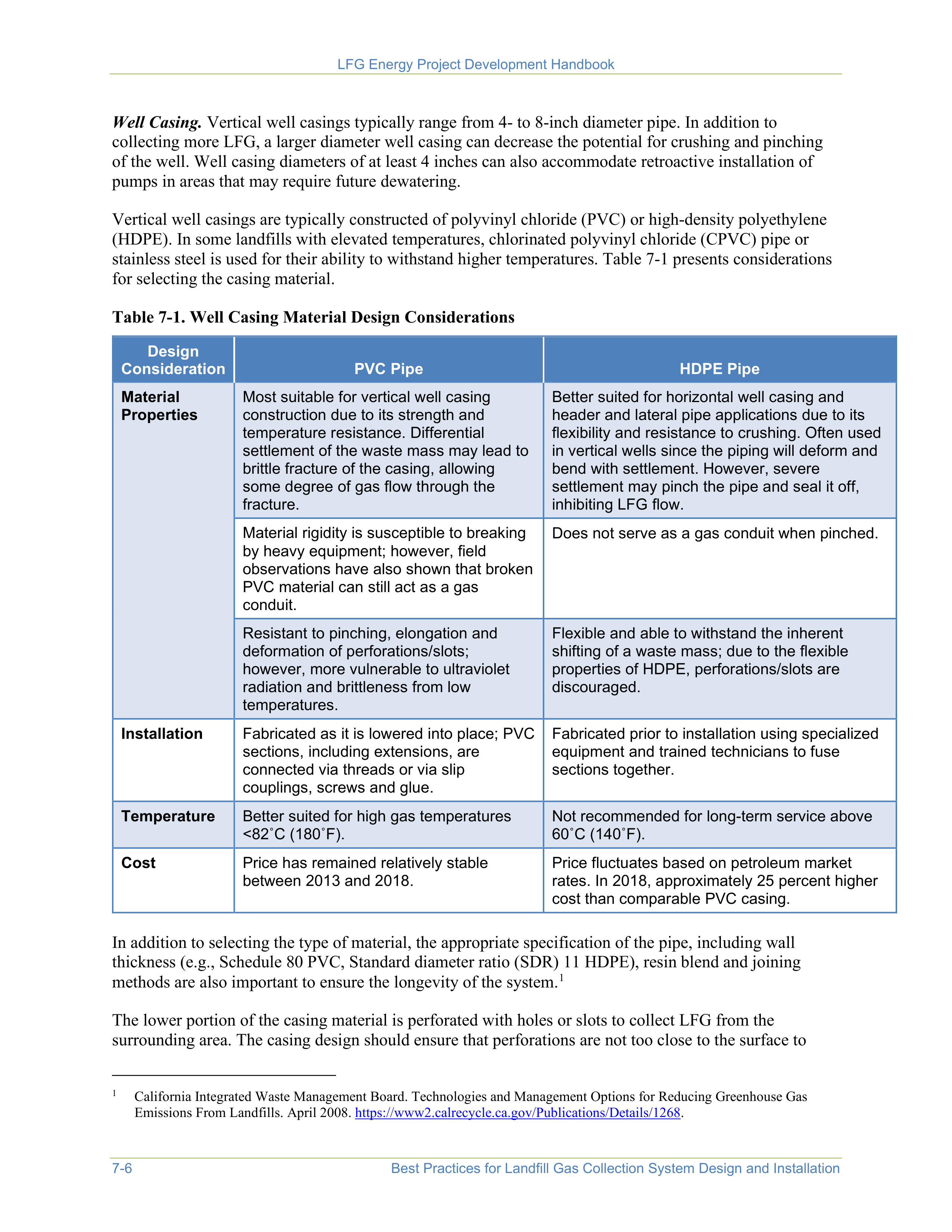EPA Landfill Gas Energy Project Development Handbook — page 108