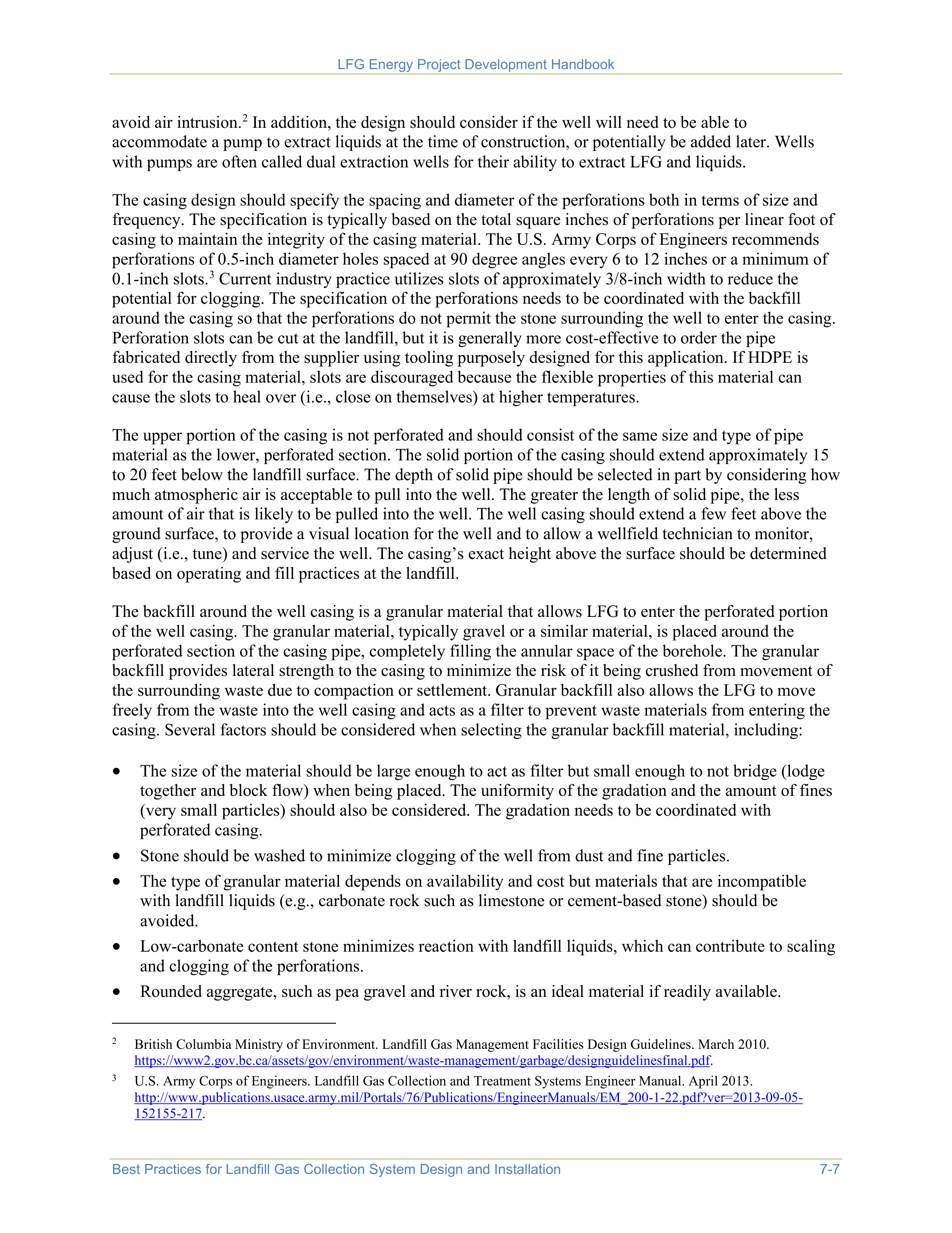 EPA Landfill Gas Energy Project Development Handbook — page 109