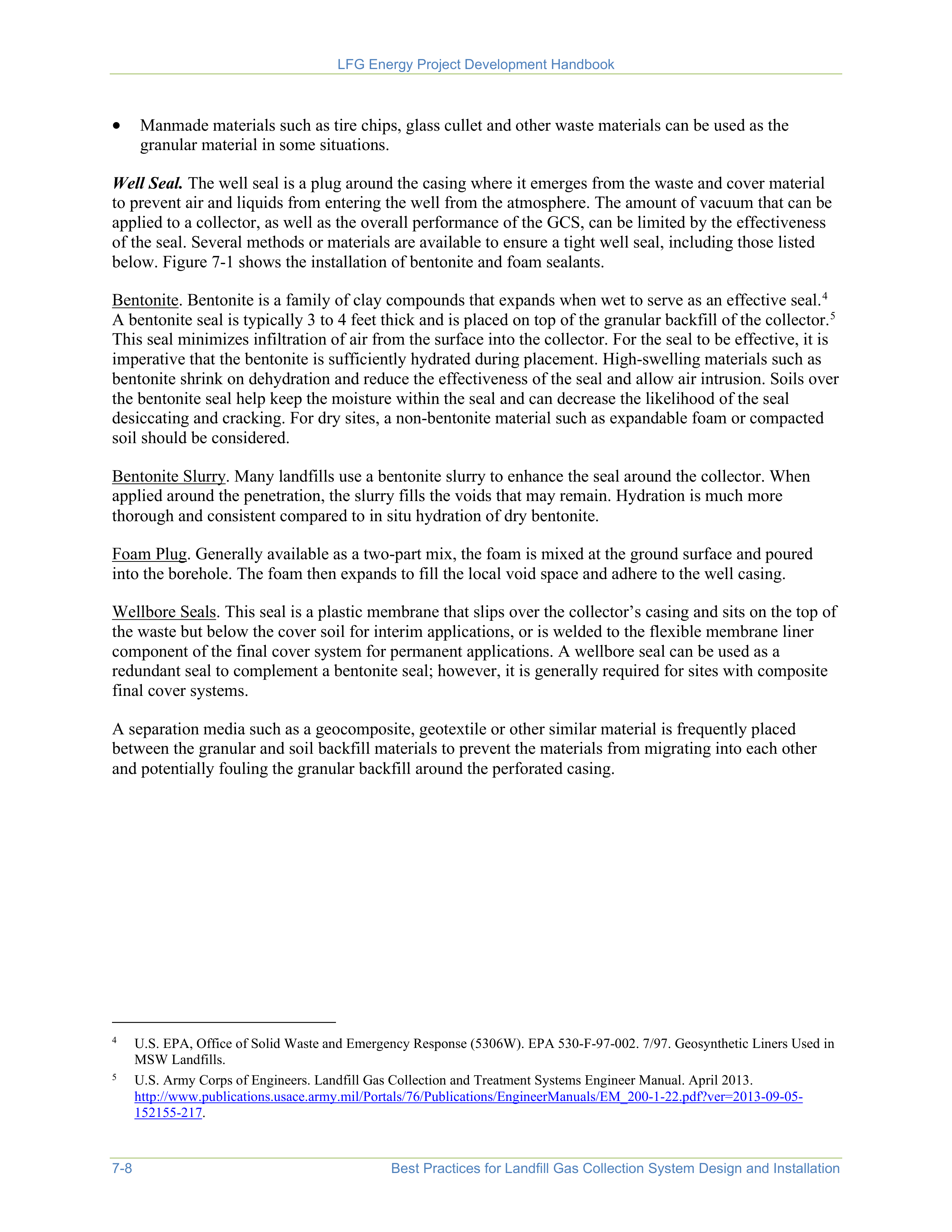 EPA Landfill Gas Energy Project Development Handbook — page 110