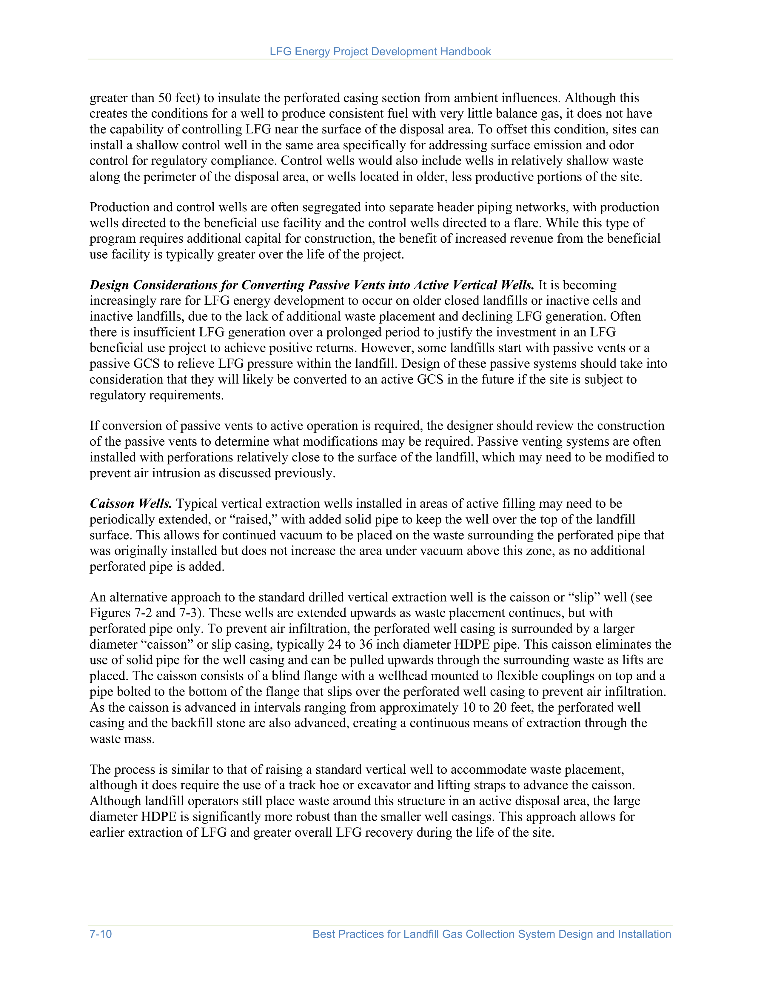 EPA Landfill Gas Energy Project Development Handbook — page 112