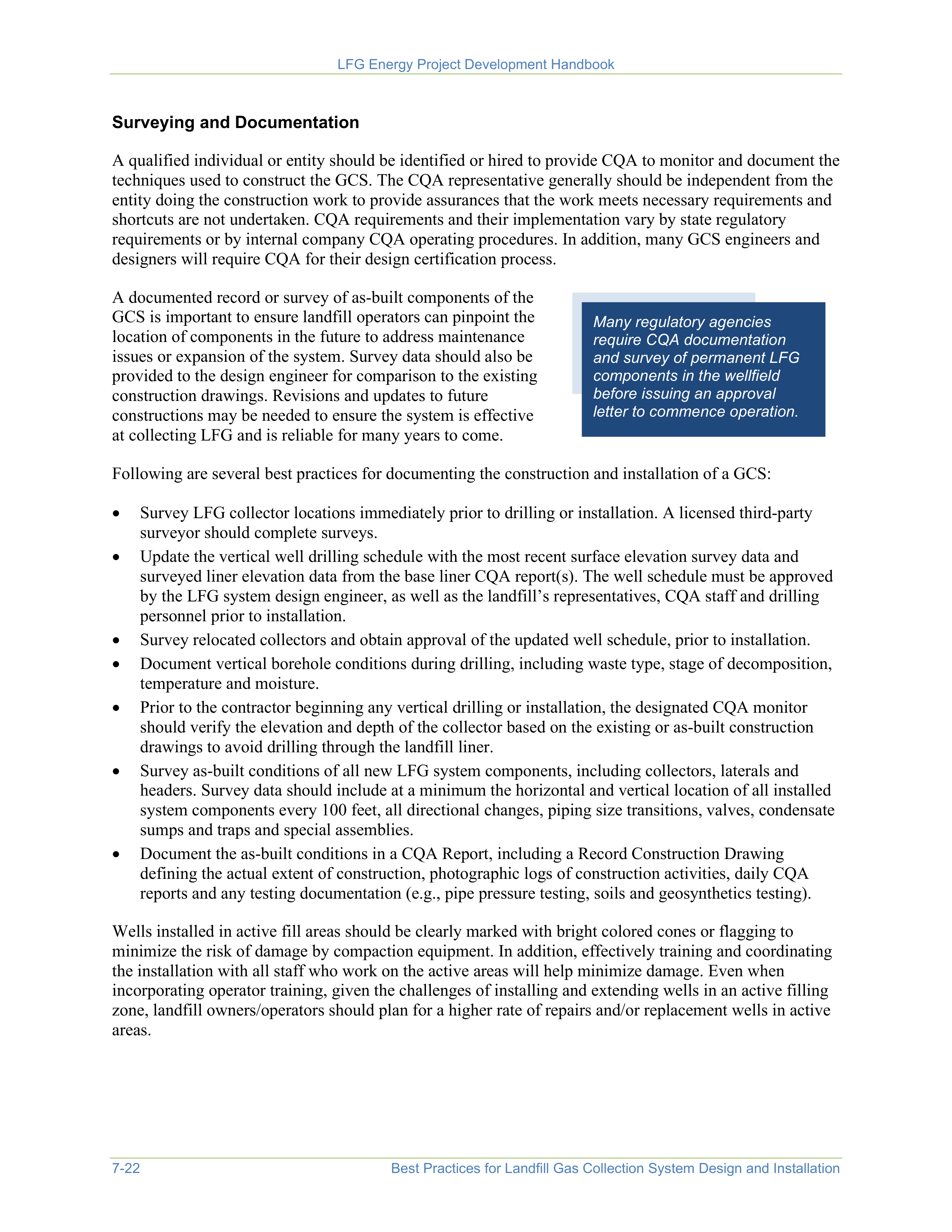 EPA Landfill Gas Energy Project Development Handbook — page 124