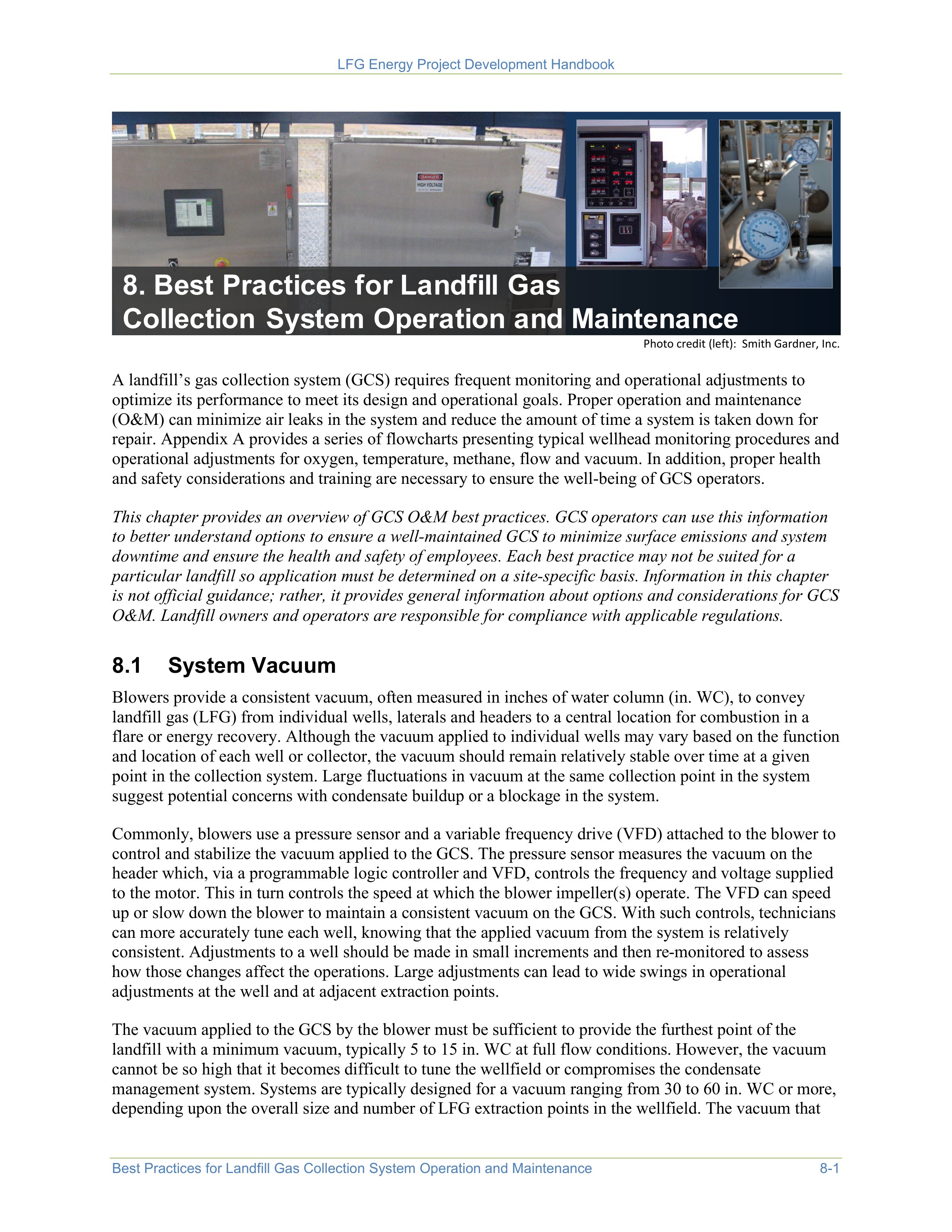EPA Landfill Gas Energy Project Development Handbook — page 125