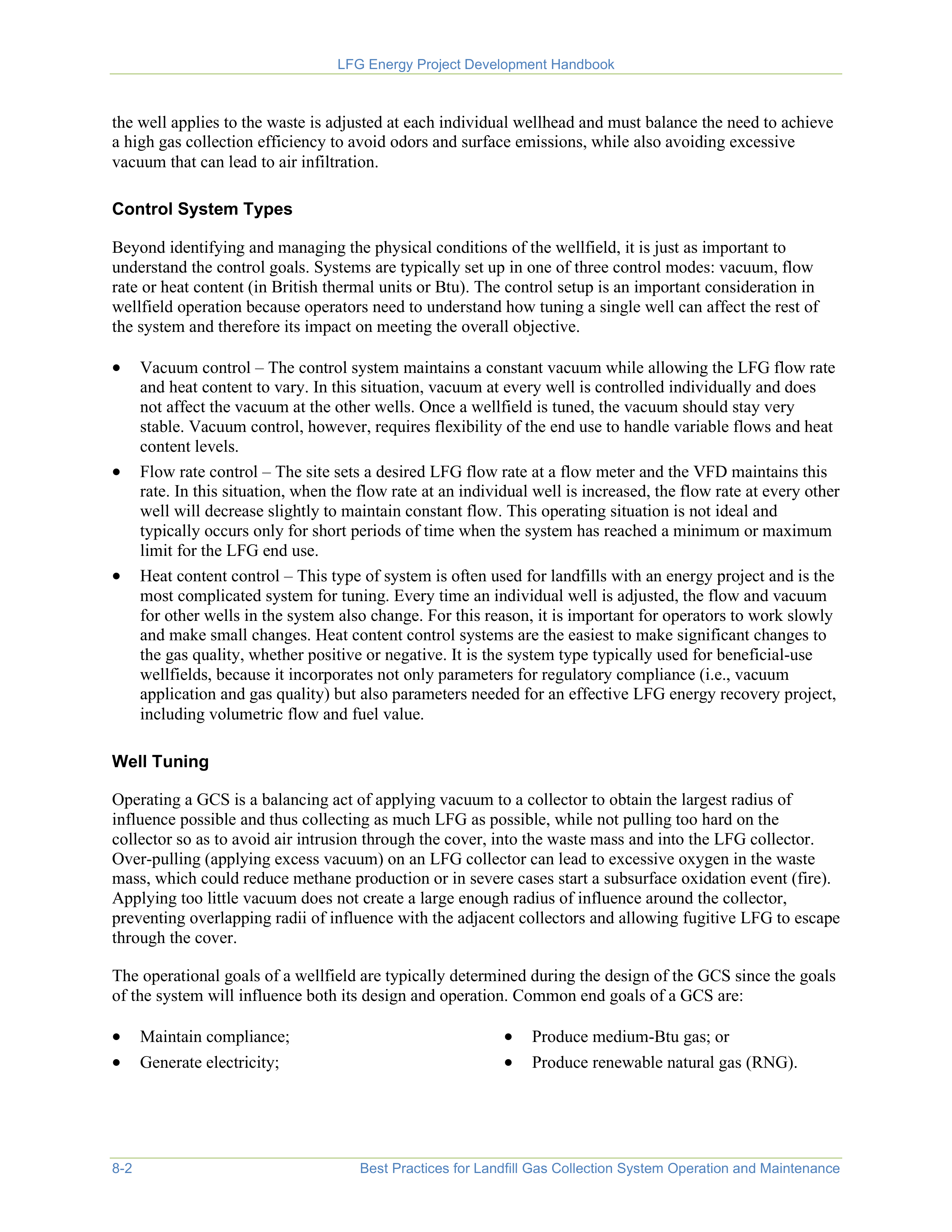 EPA Landfill Gas Energy Project Development Handbook — page 126