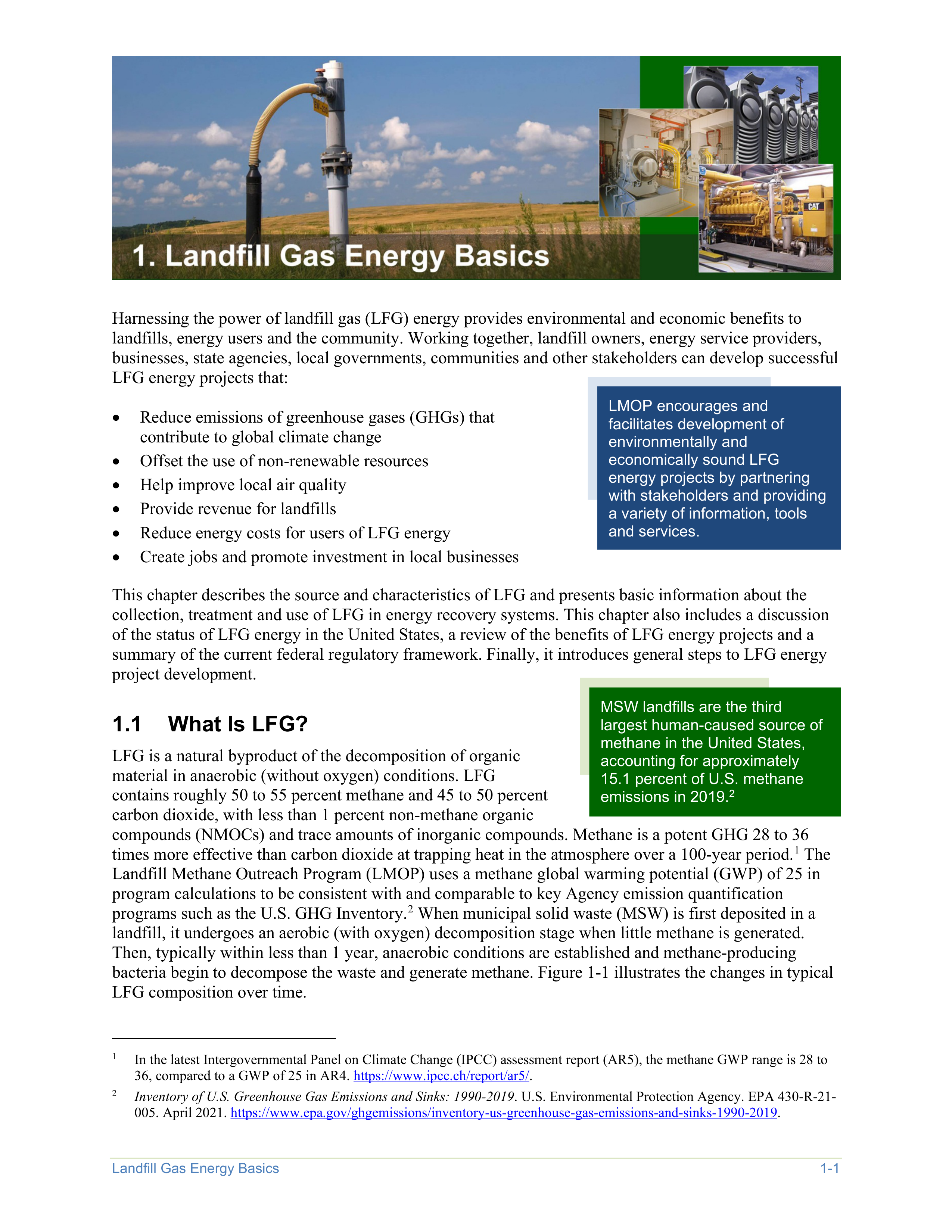 EPA Landfill Gas Energy Project Development Handbook — page 13