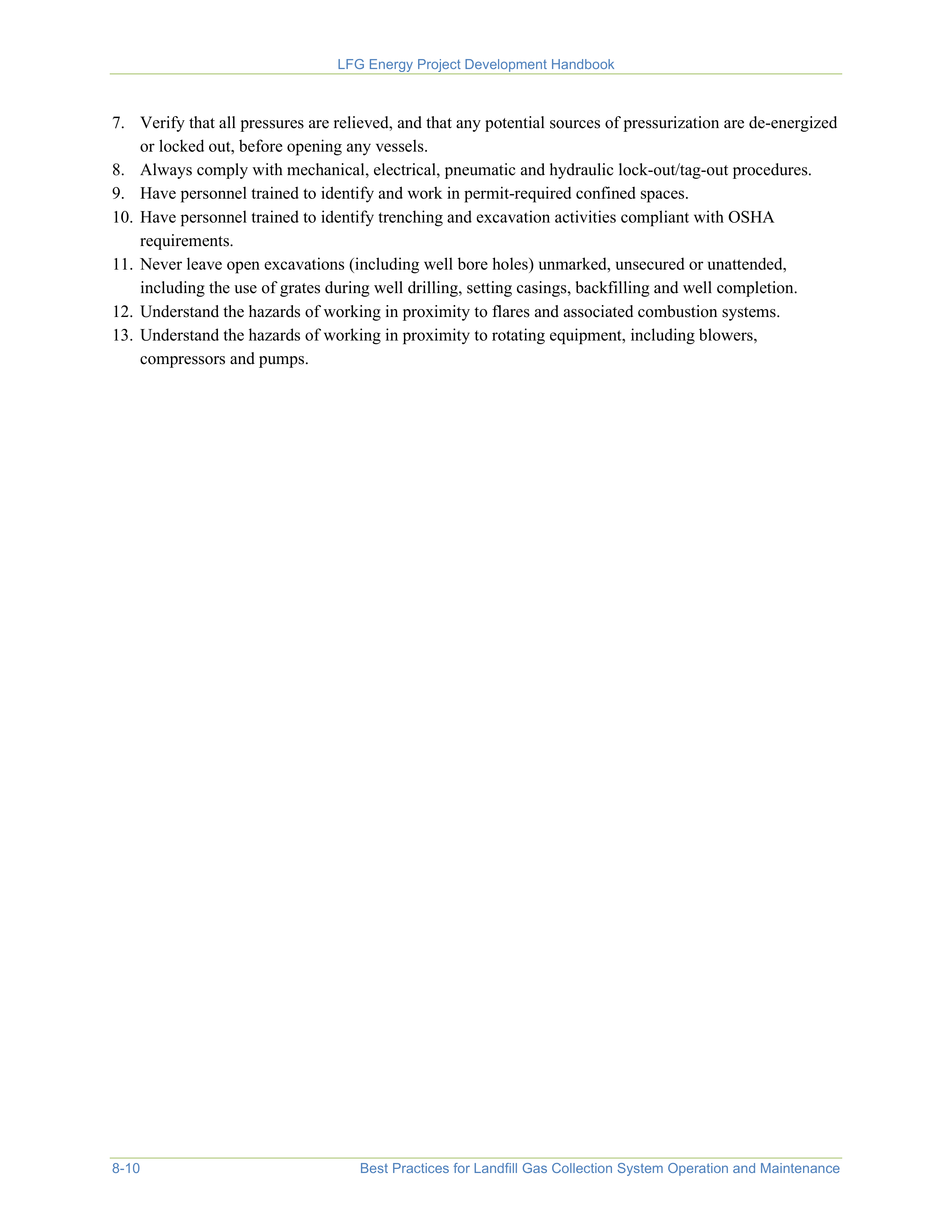 EPA Landfill Gas Energy Project Development Handbook — page 134