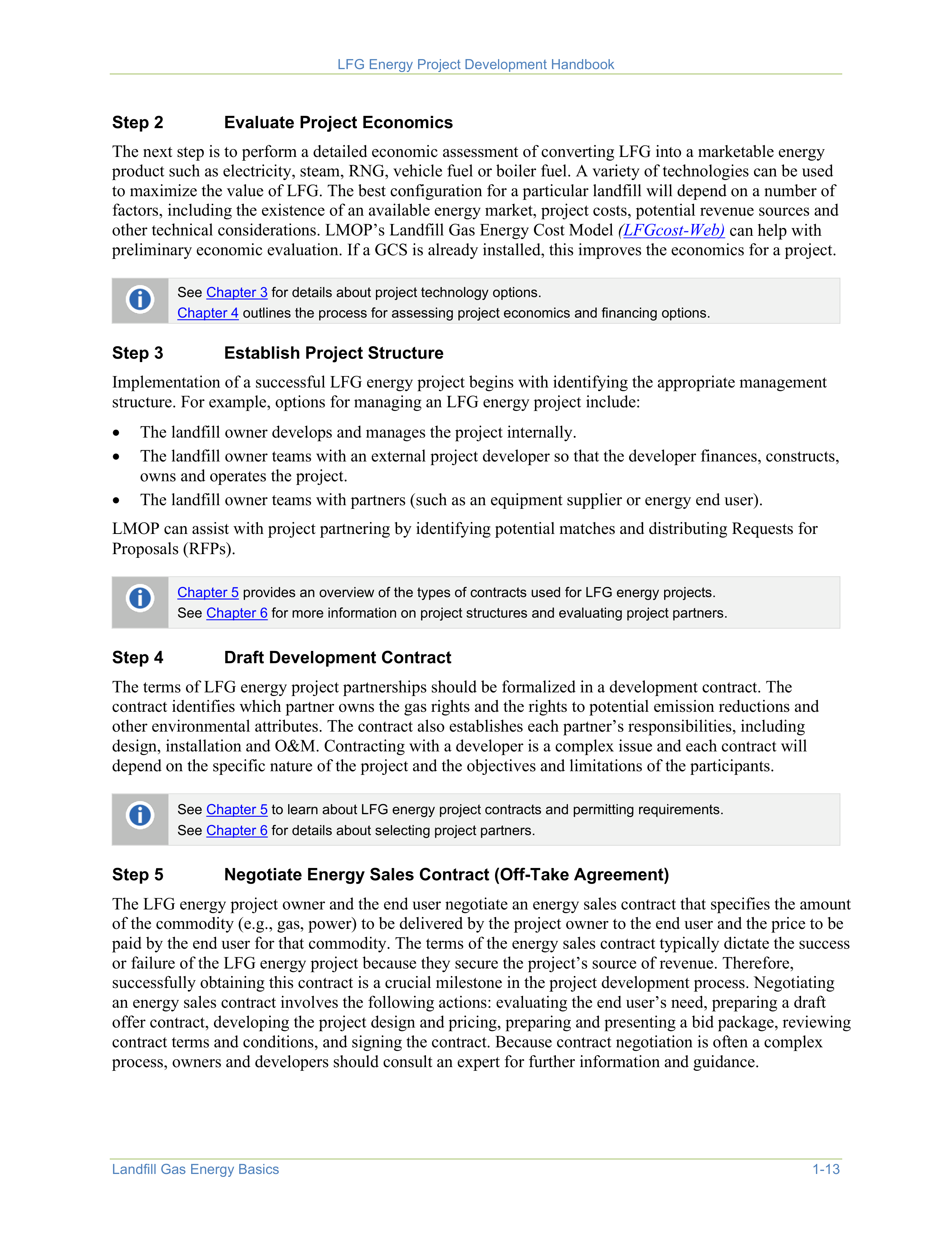 EPA Landfill Gas Energy Project Development Handbook — page 25