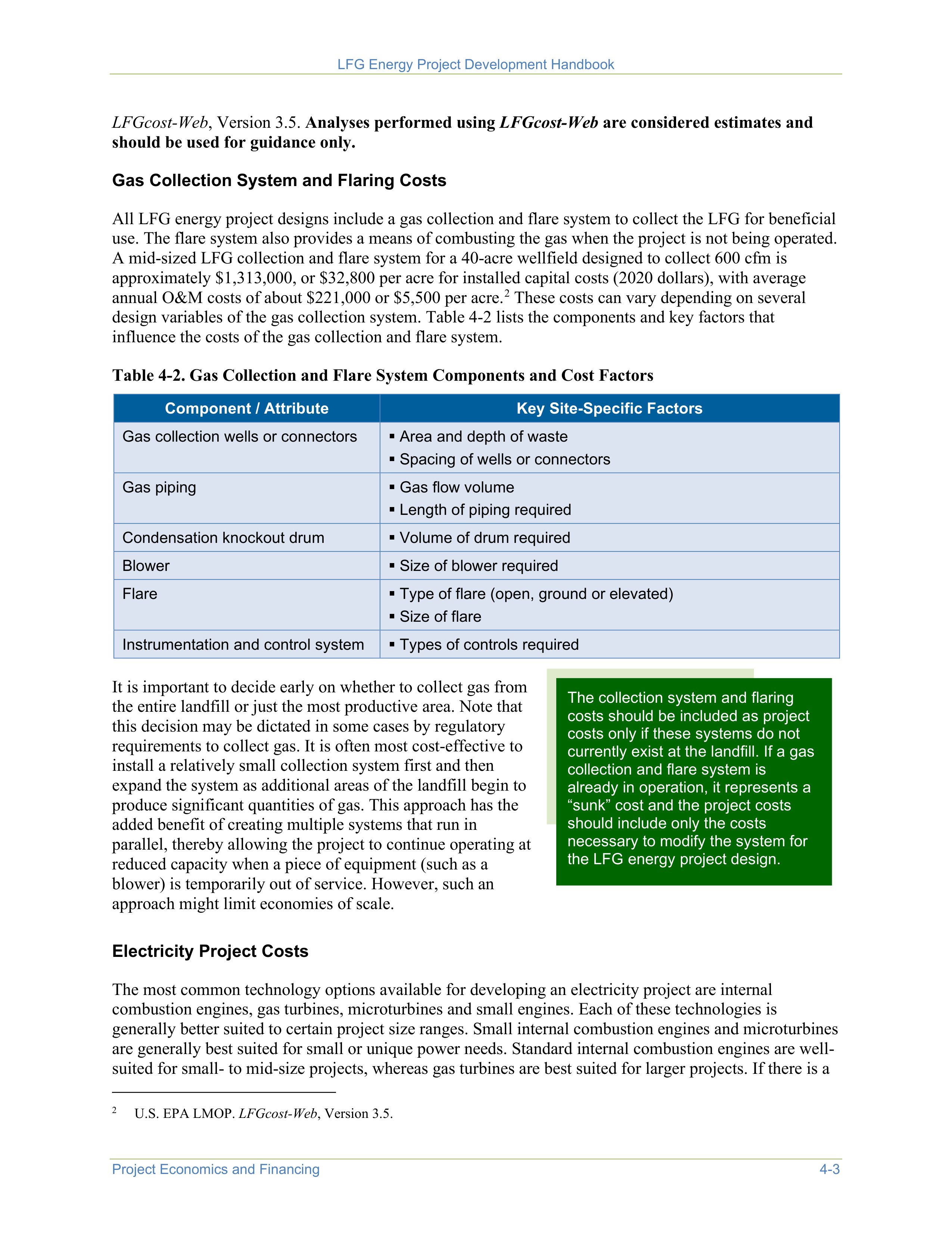 EPA Landfill Gas Energy Project Development Handbook — page 55