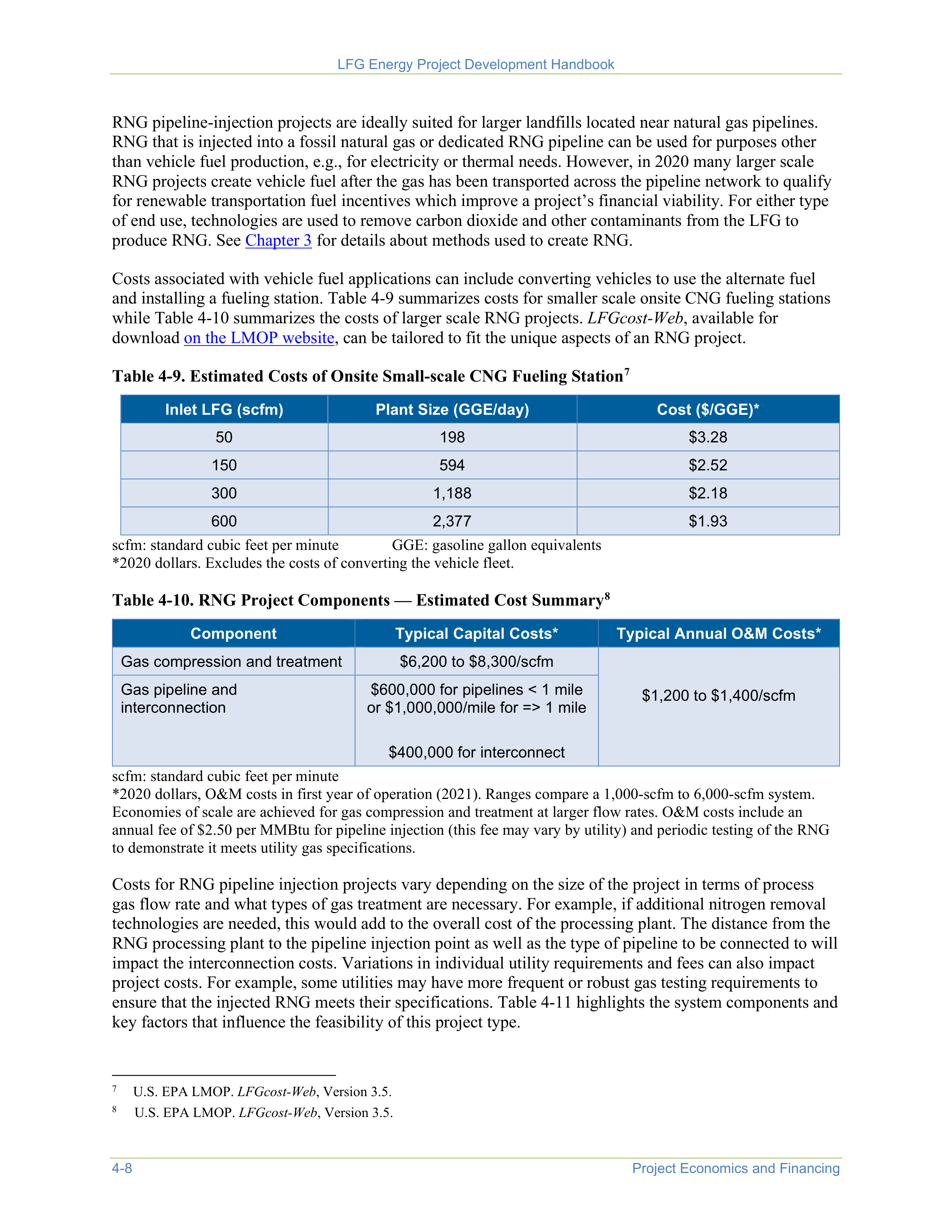 EPA Landfill Gas Energy Project Development Handbook — page 60
