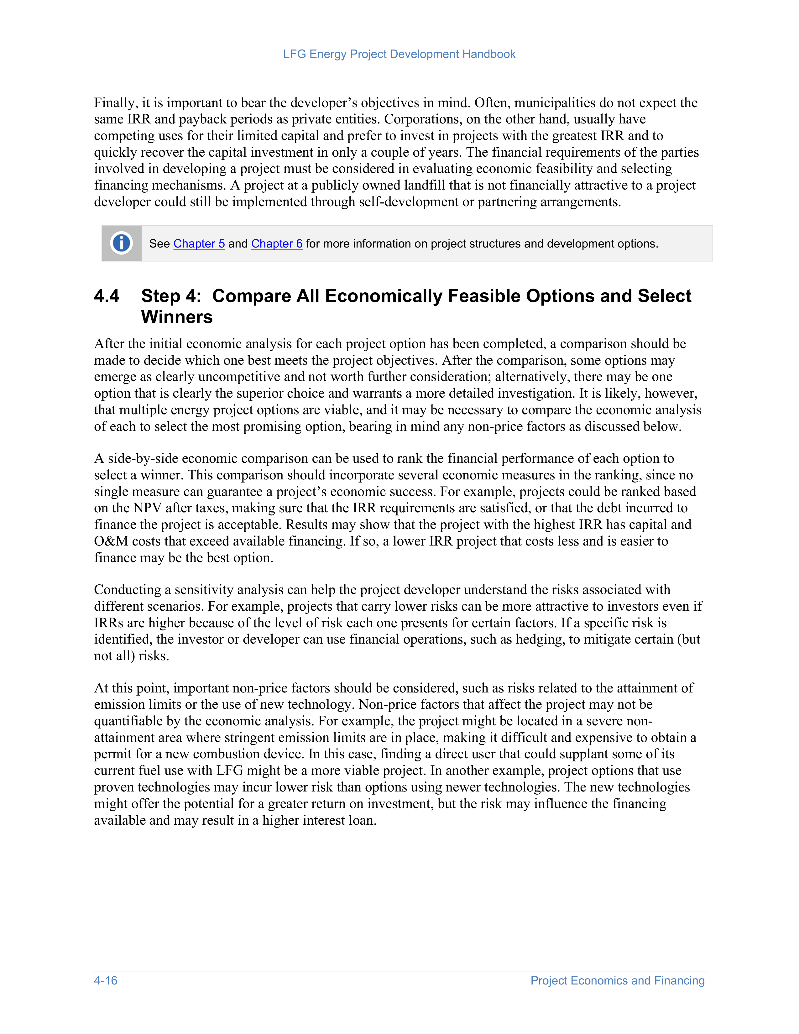 EPA Landfill Gas Energy Project Development Handbook — page 68