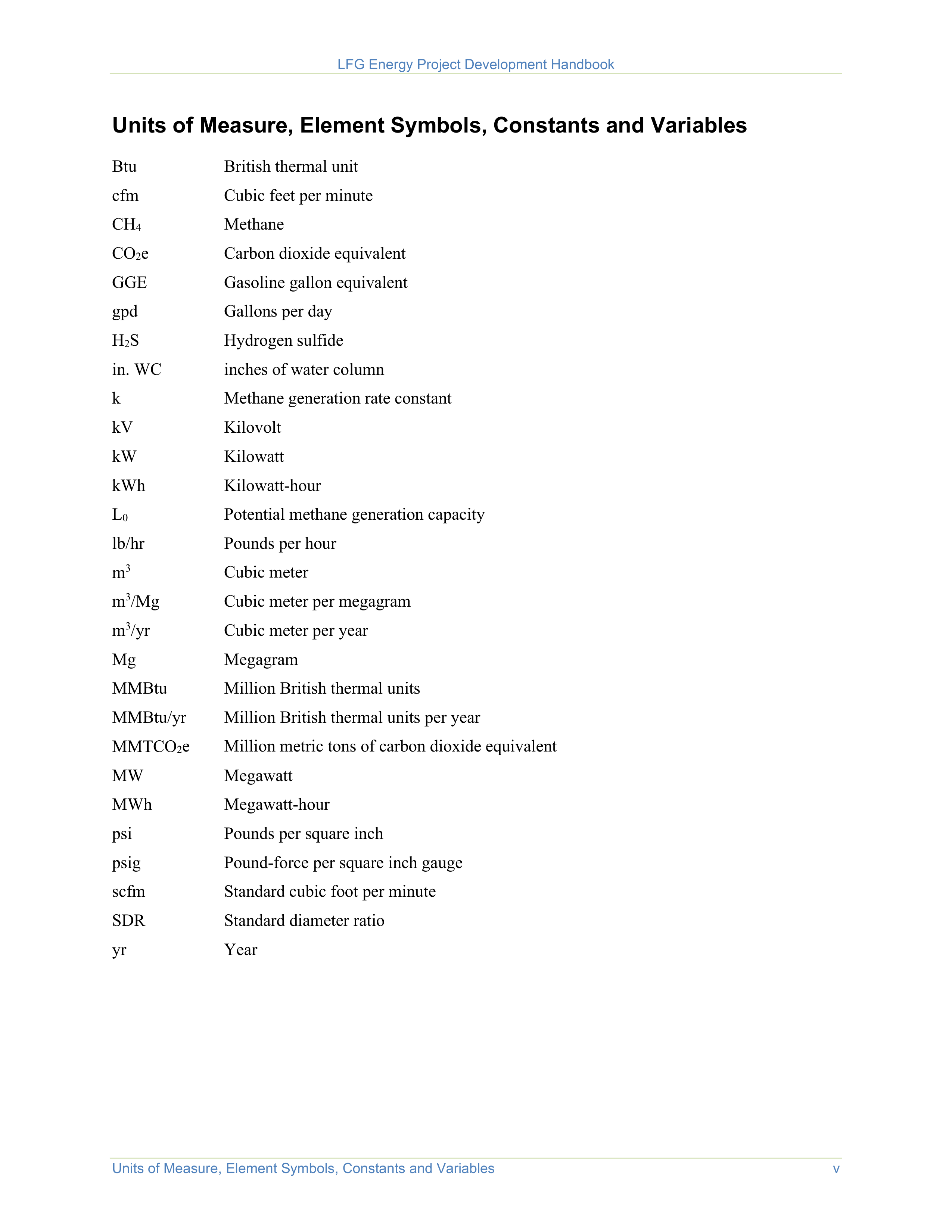 EPA Landfill Gas Energy Project Development Handbook — page 7