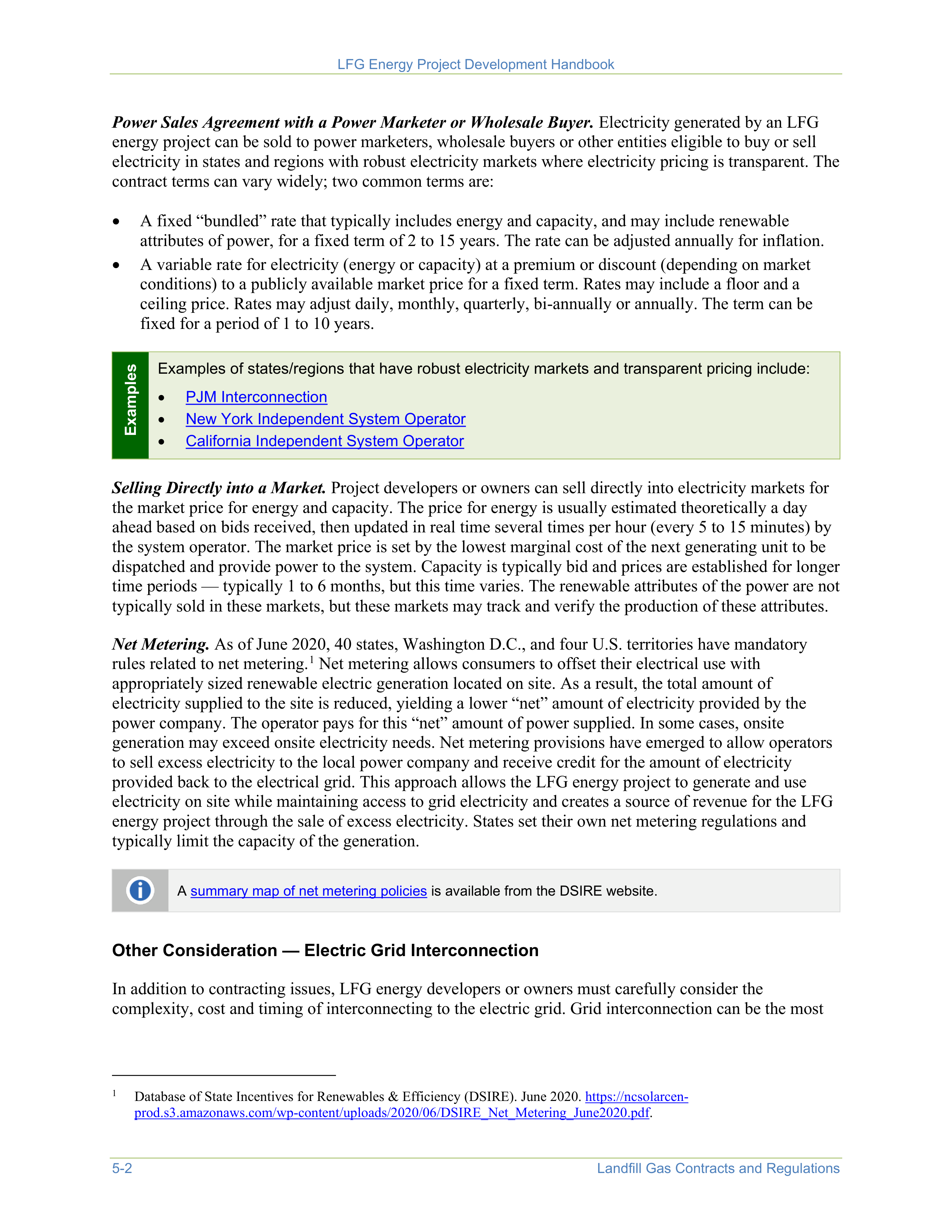 EPA Landfill Gas Energy Project Development Handbook — page 74