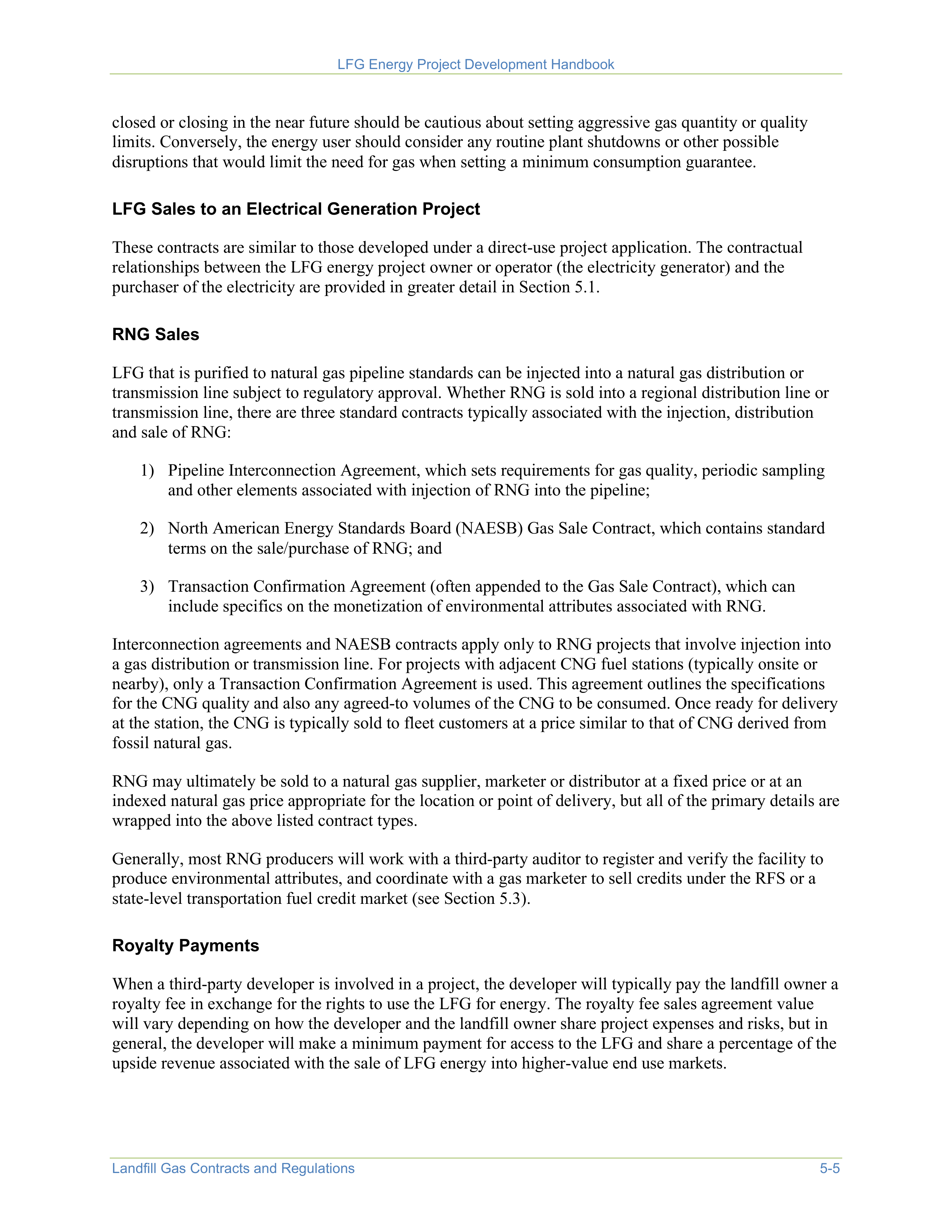 EPA Landfill Gas Energy Project Development Handbook — page 77