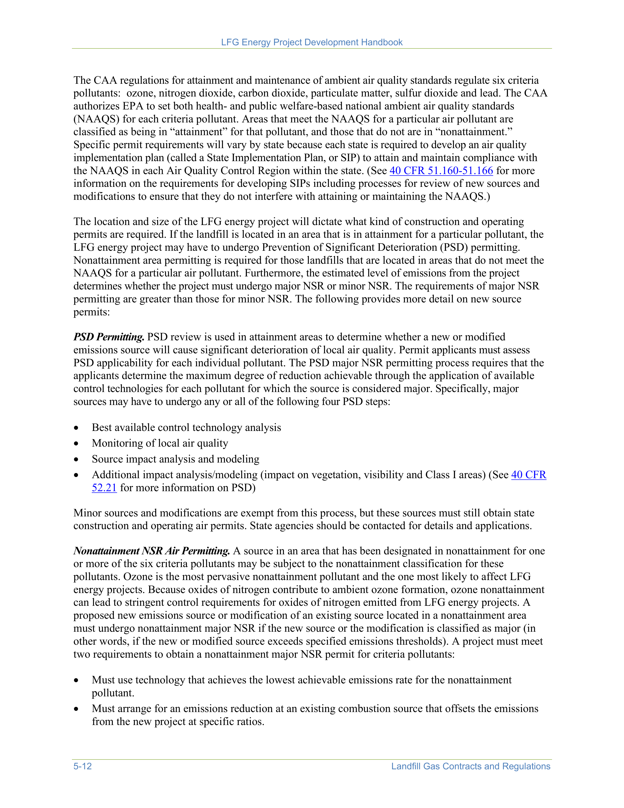 EPA Landfill Gas Energy Project Development Handbook — page 84