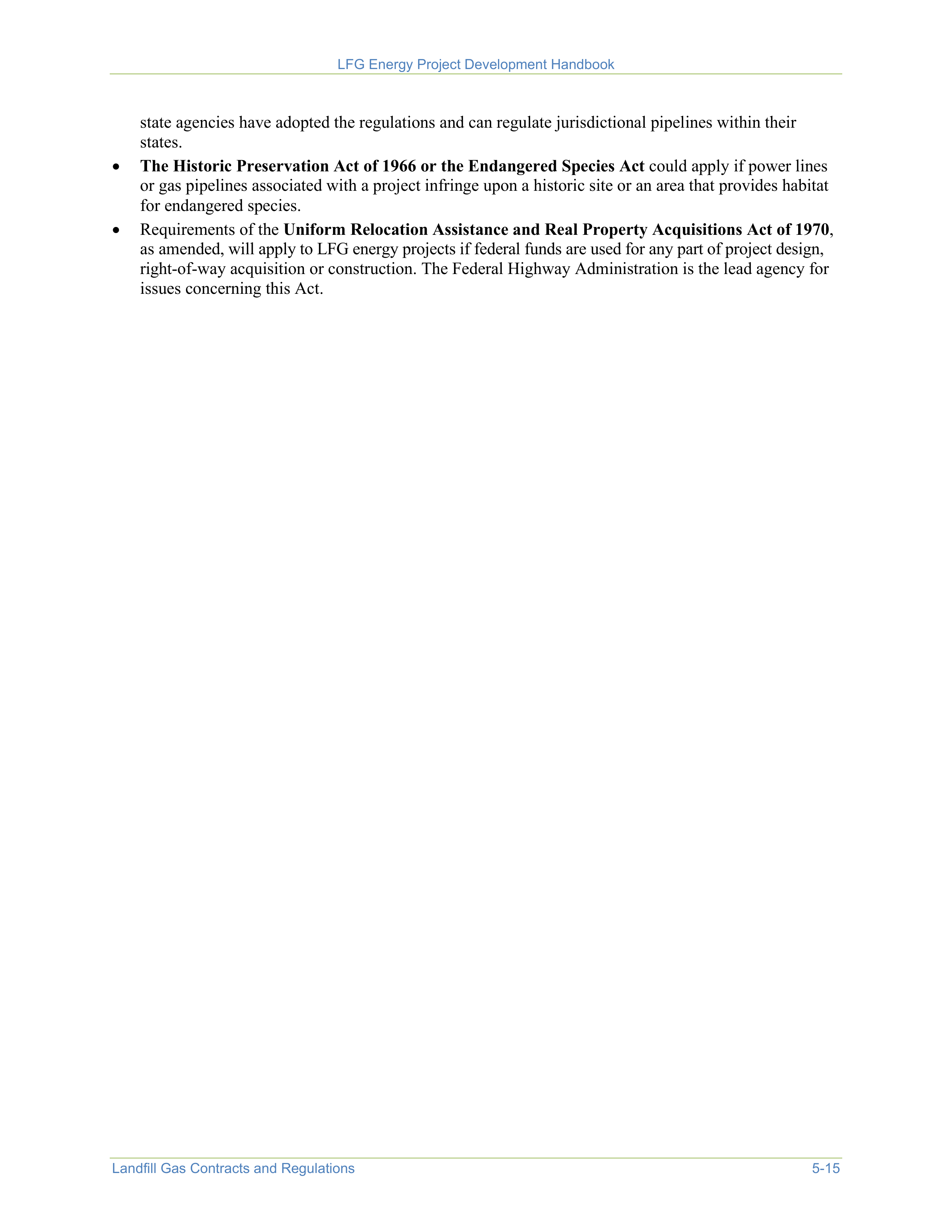EPA Landfill Gas Energy Project Development Handbook — page 87