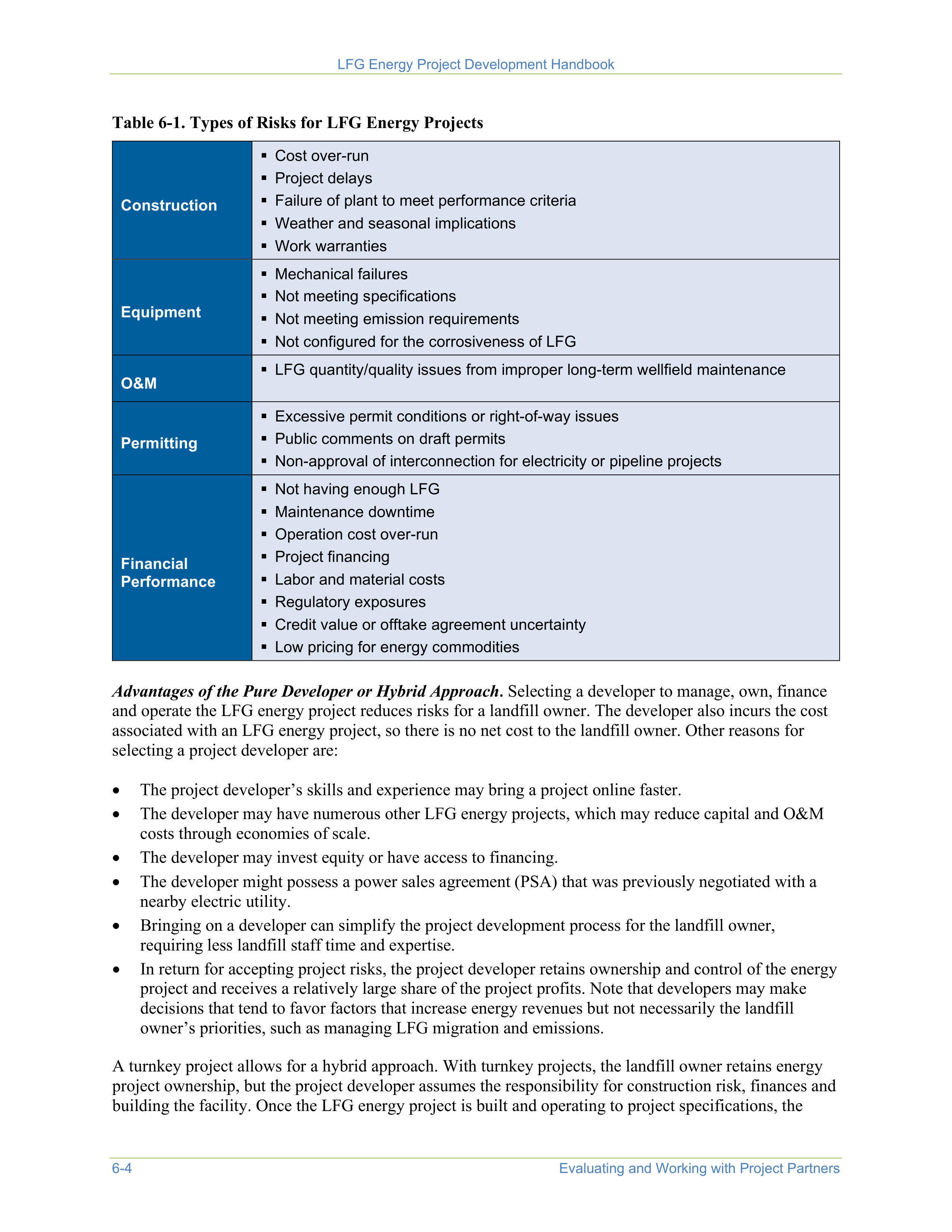 EPA Landfill Gas Energy Project Development Handbook — page 92