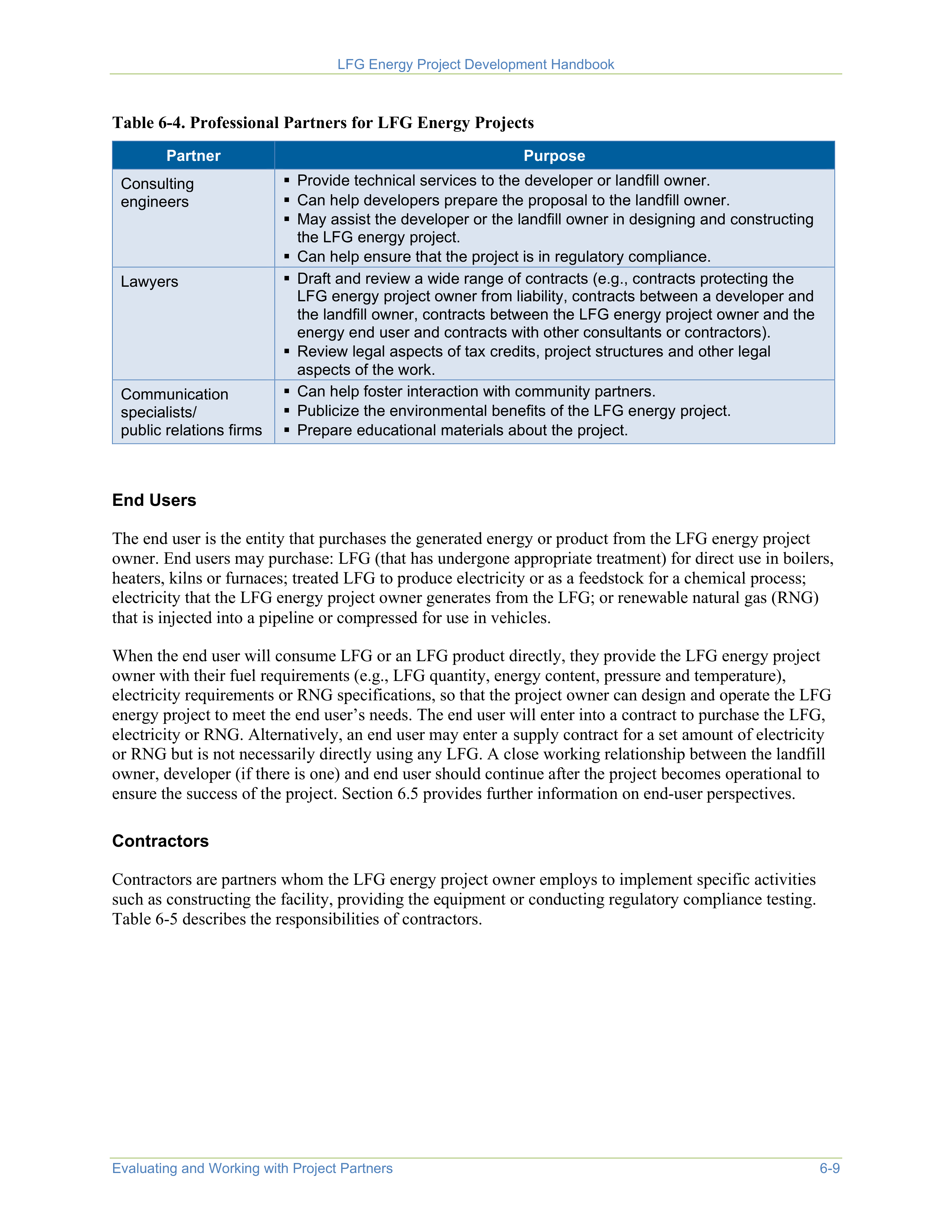 EPA Landfill Gas Energy Project Development Handbook — page 97
