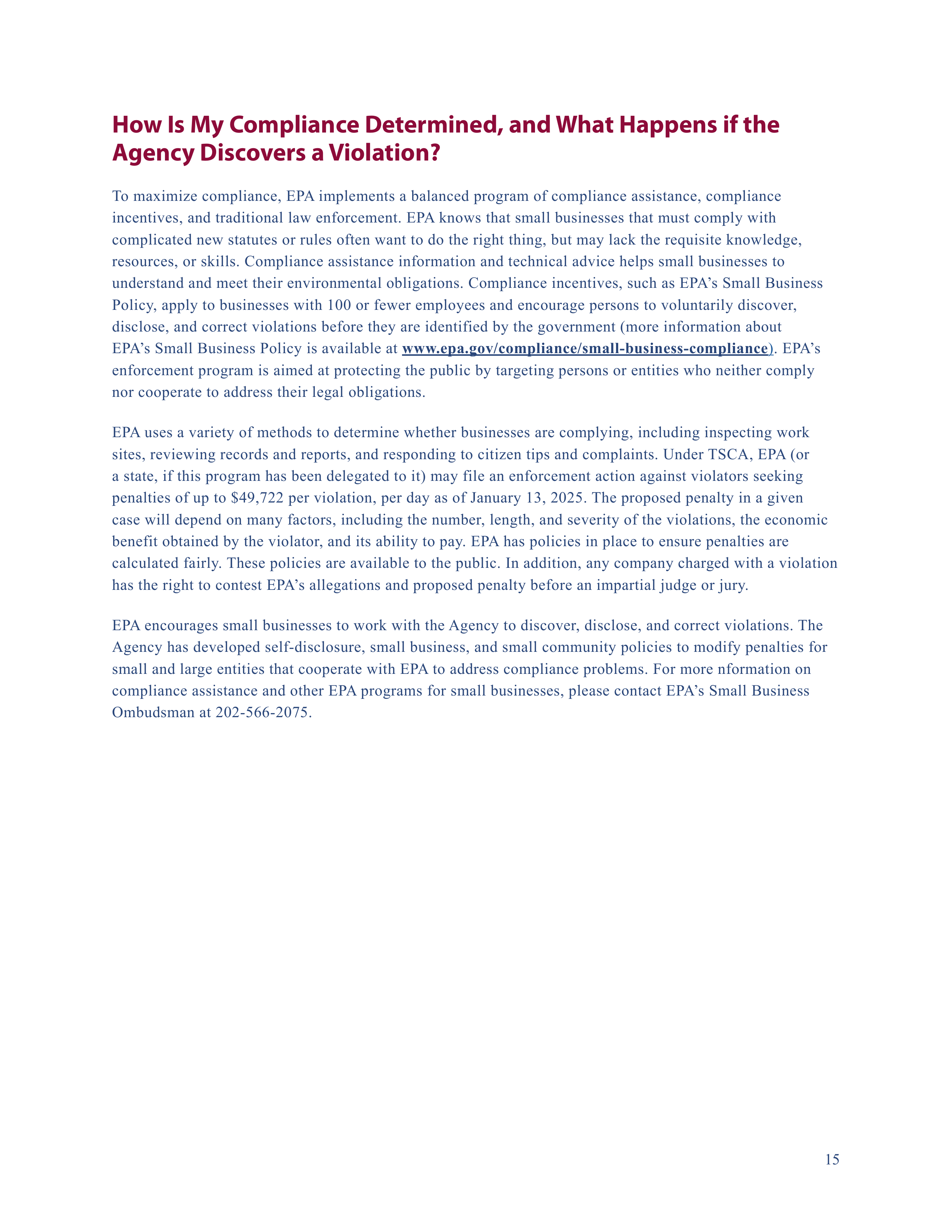 EPA Small Entity Compliance Guide to Renovate Right — page 17