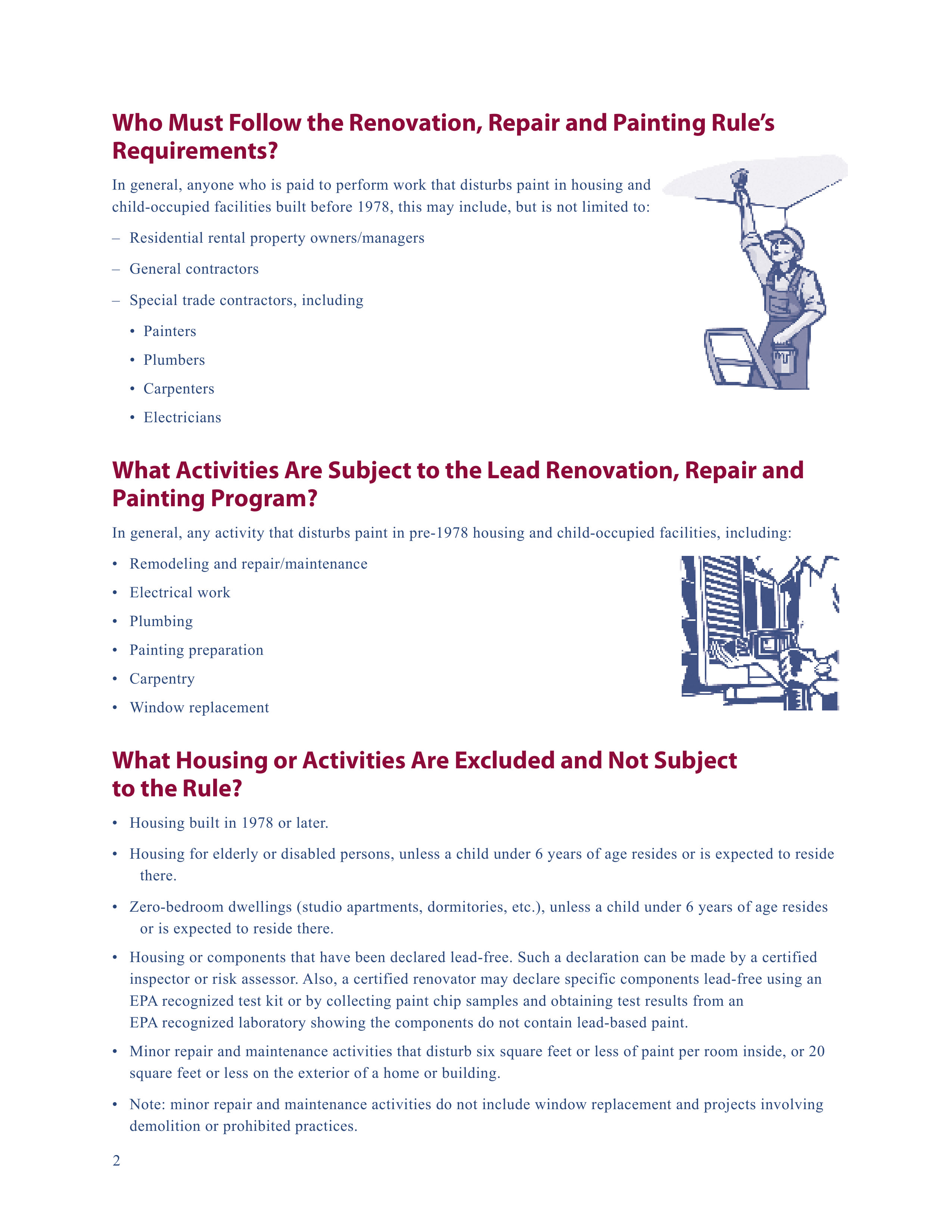 EPA Small Entity Compliance Guide to Renovate Right — page 4