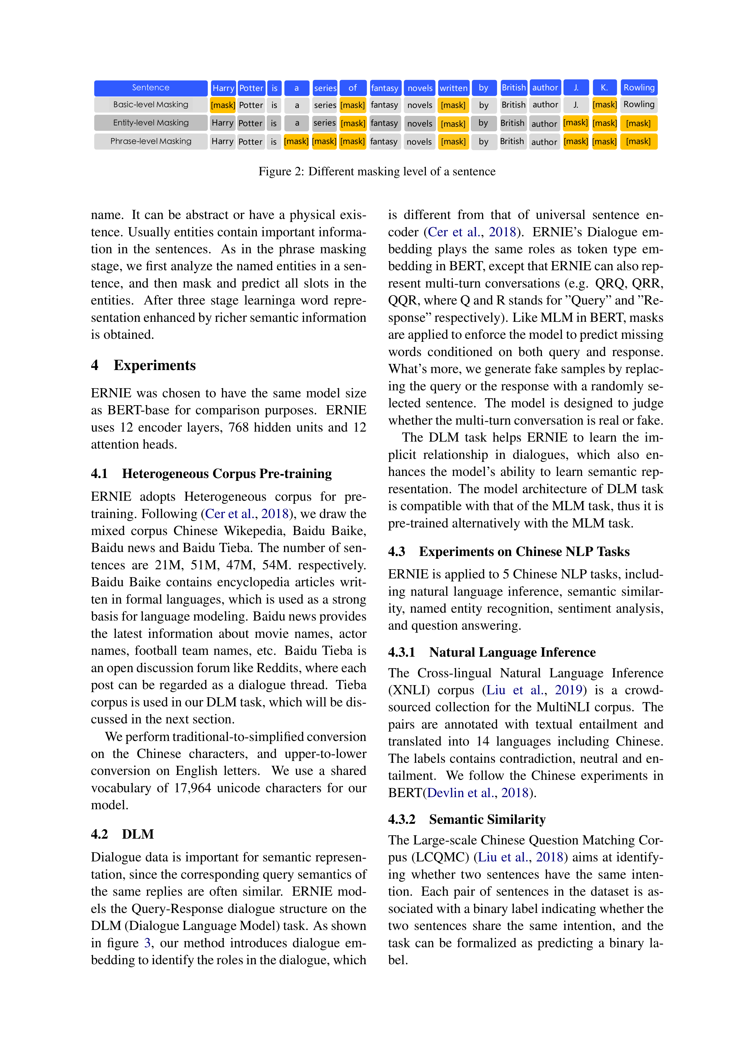 ERNIE Research Paper by Baidu — page 4