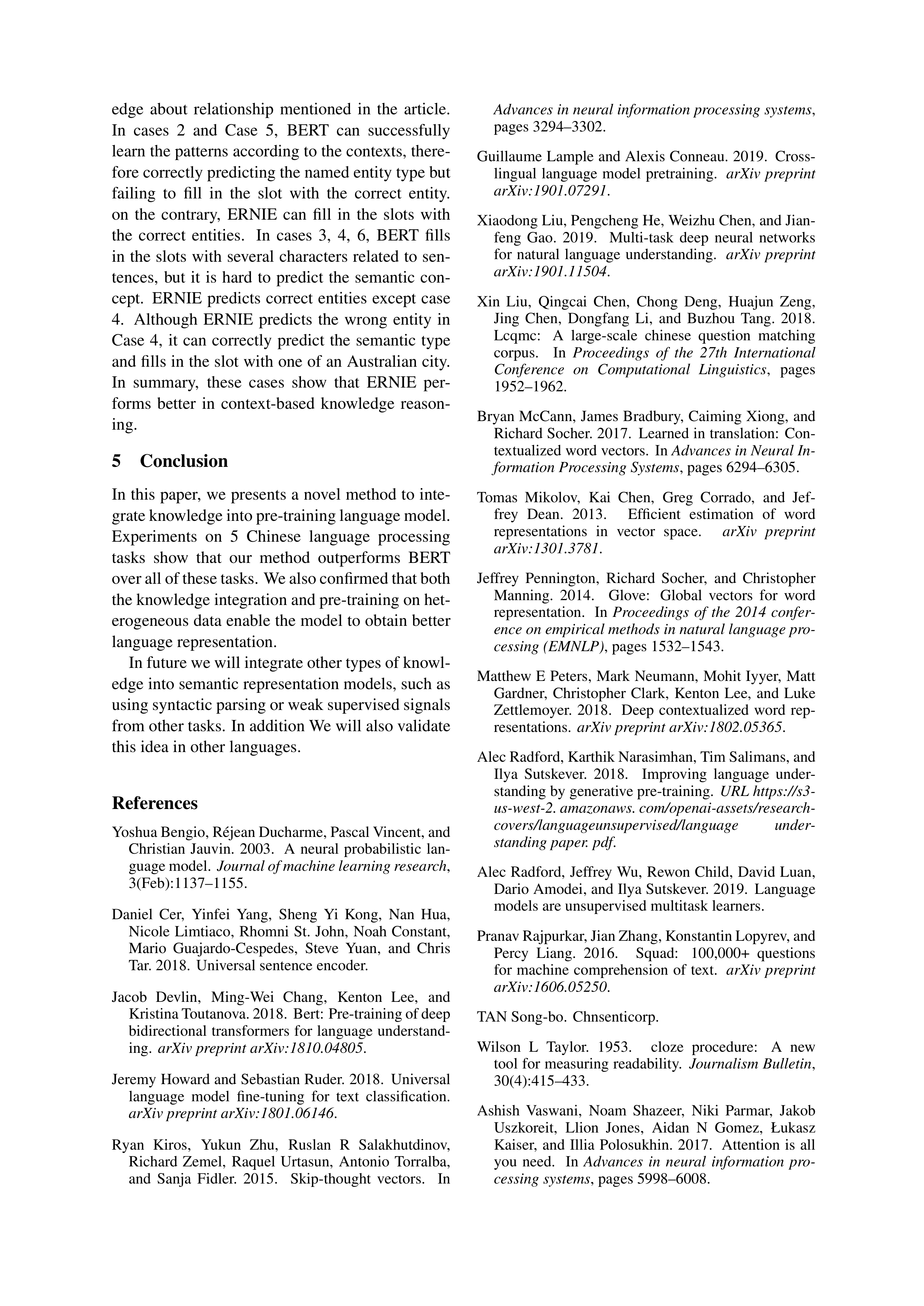 ERNIE Research Paper by Baidu — page 7
