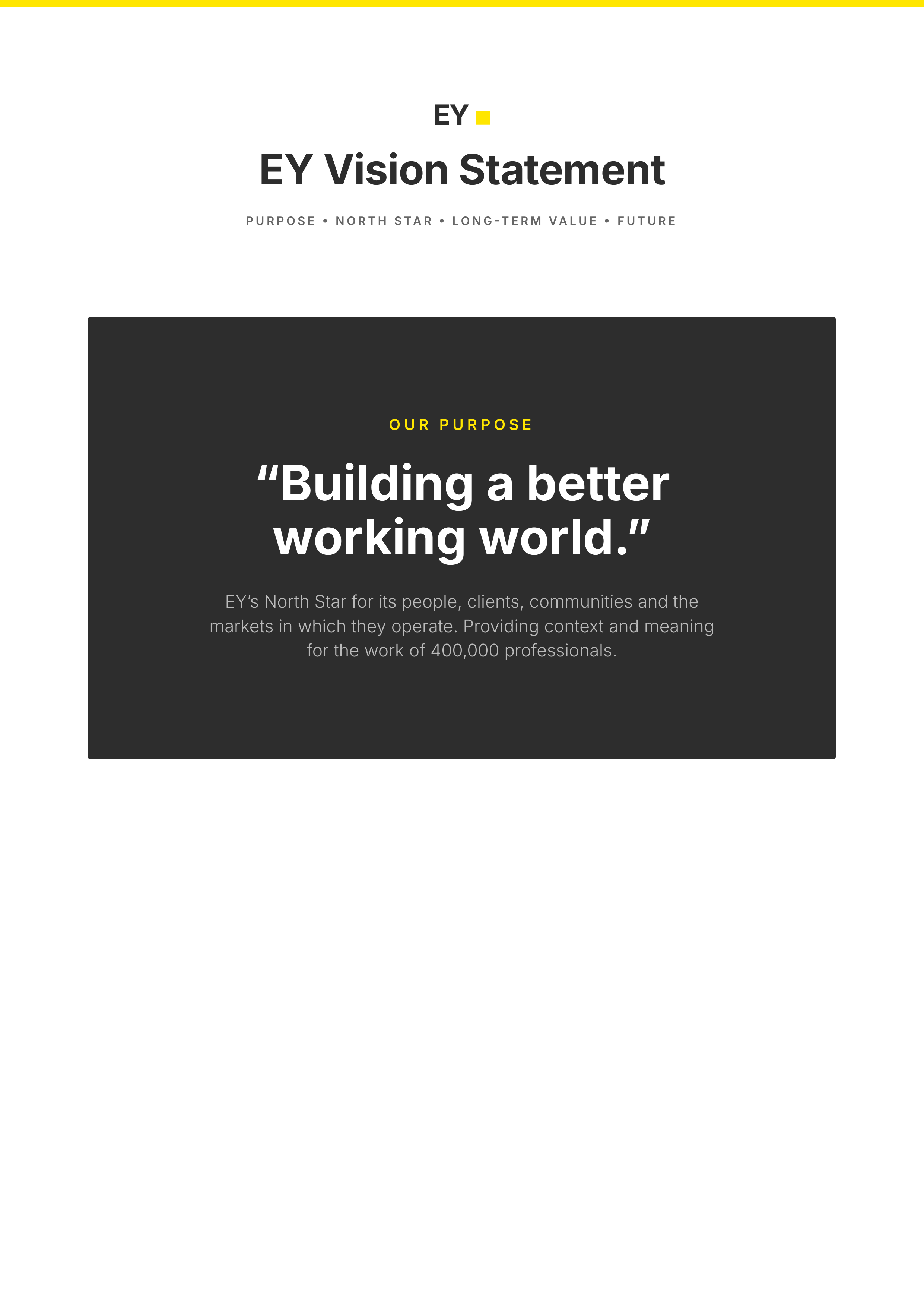 EY Vision Statement — page 1