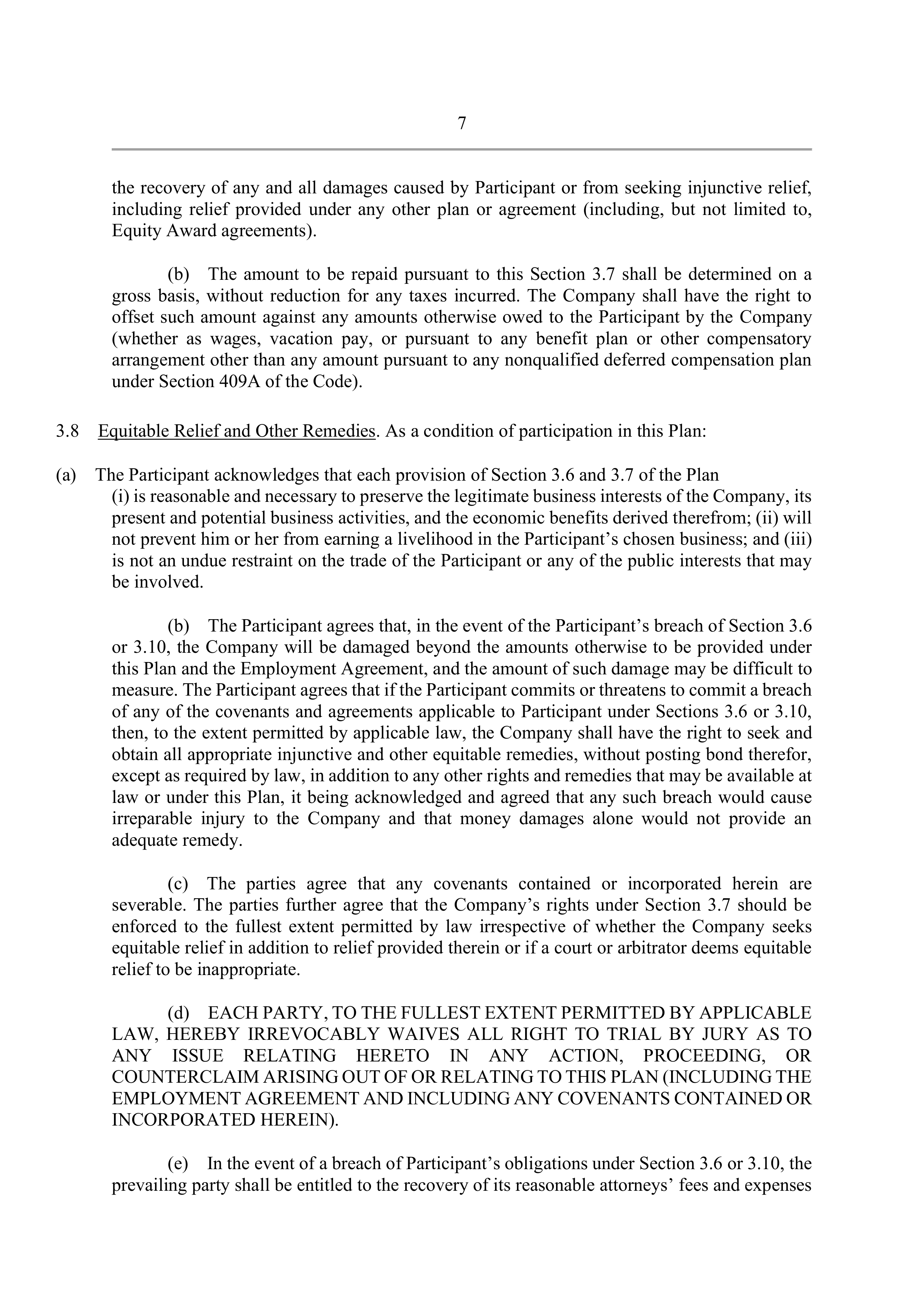 Elevance Health EXECUTIVE AGREEMENT PLAN — page 10