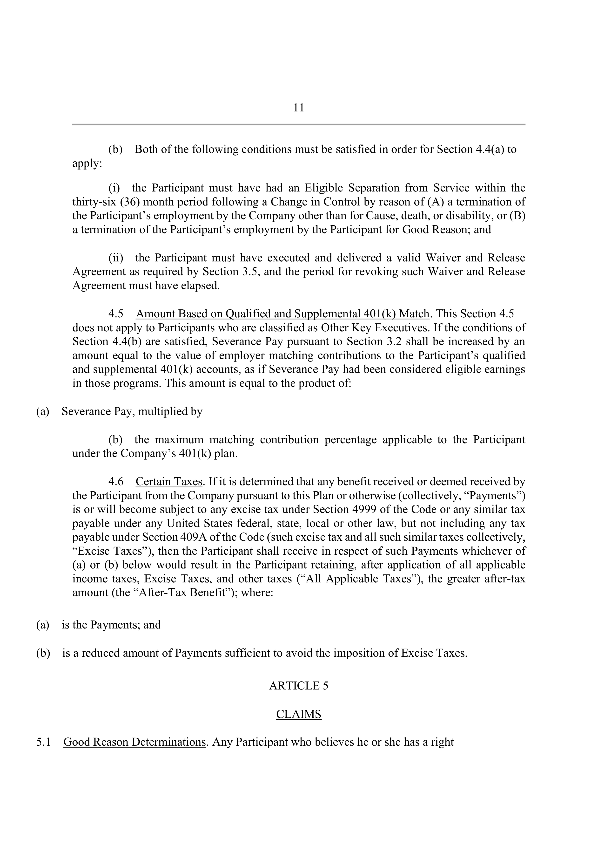 Elevance Health EXECUTIVE AGREEMENT PLAN — page 14