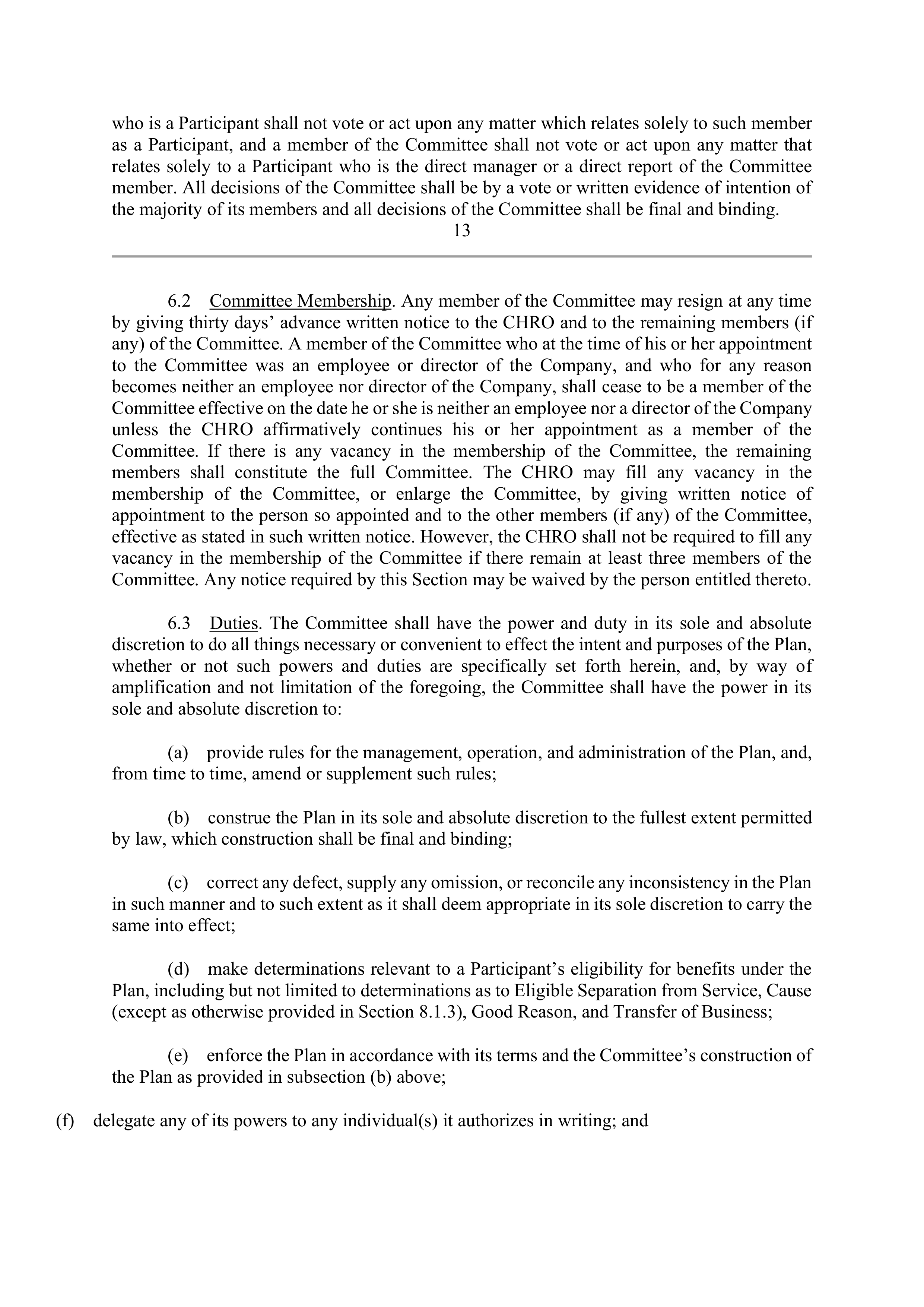 Elevance Health EXECUTIVE AGREEMENT PLAN — page 16