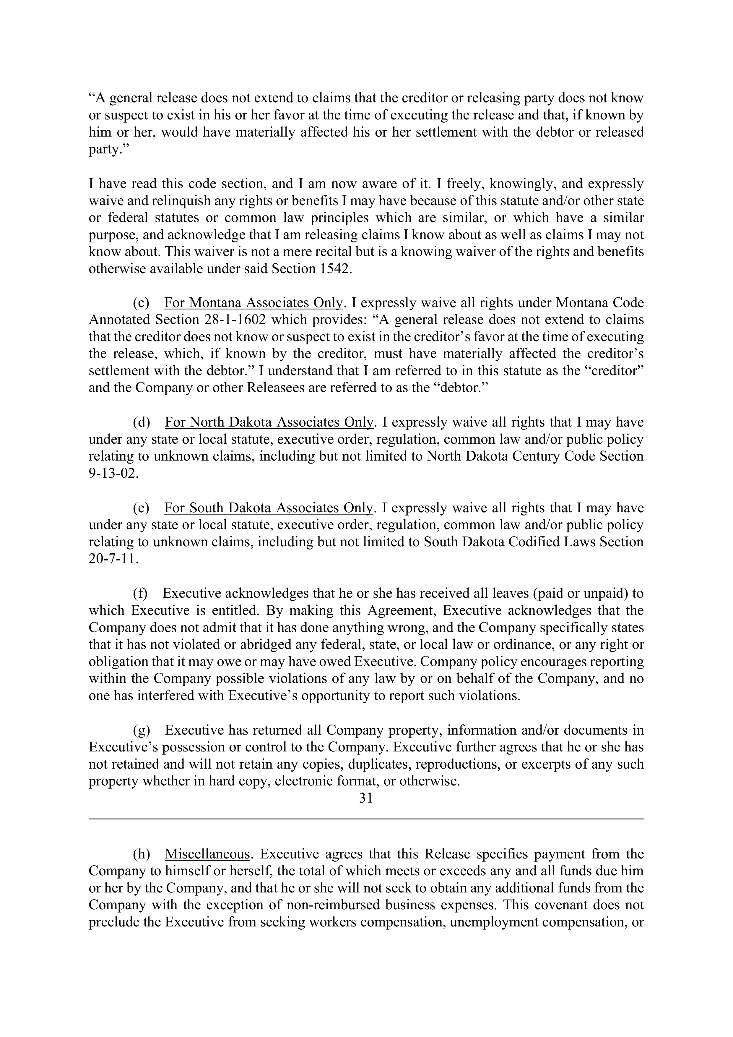 Elevance Health EXECUTIVE AGREEMENT PLAN — page 33