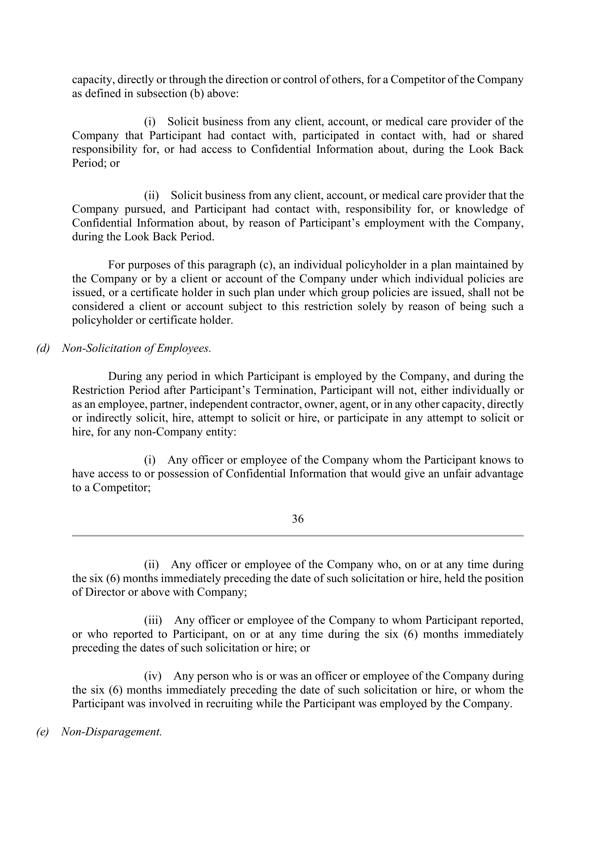 Elevance Health EXECUTIVE AGREEMENT PLAN — page 38