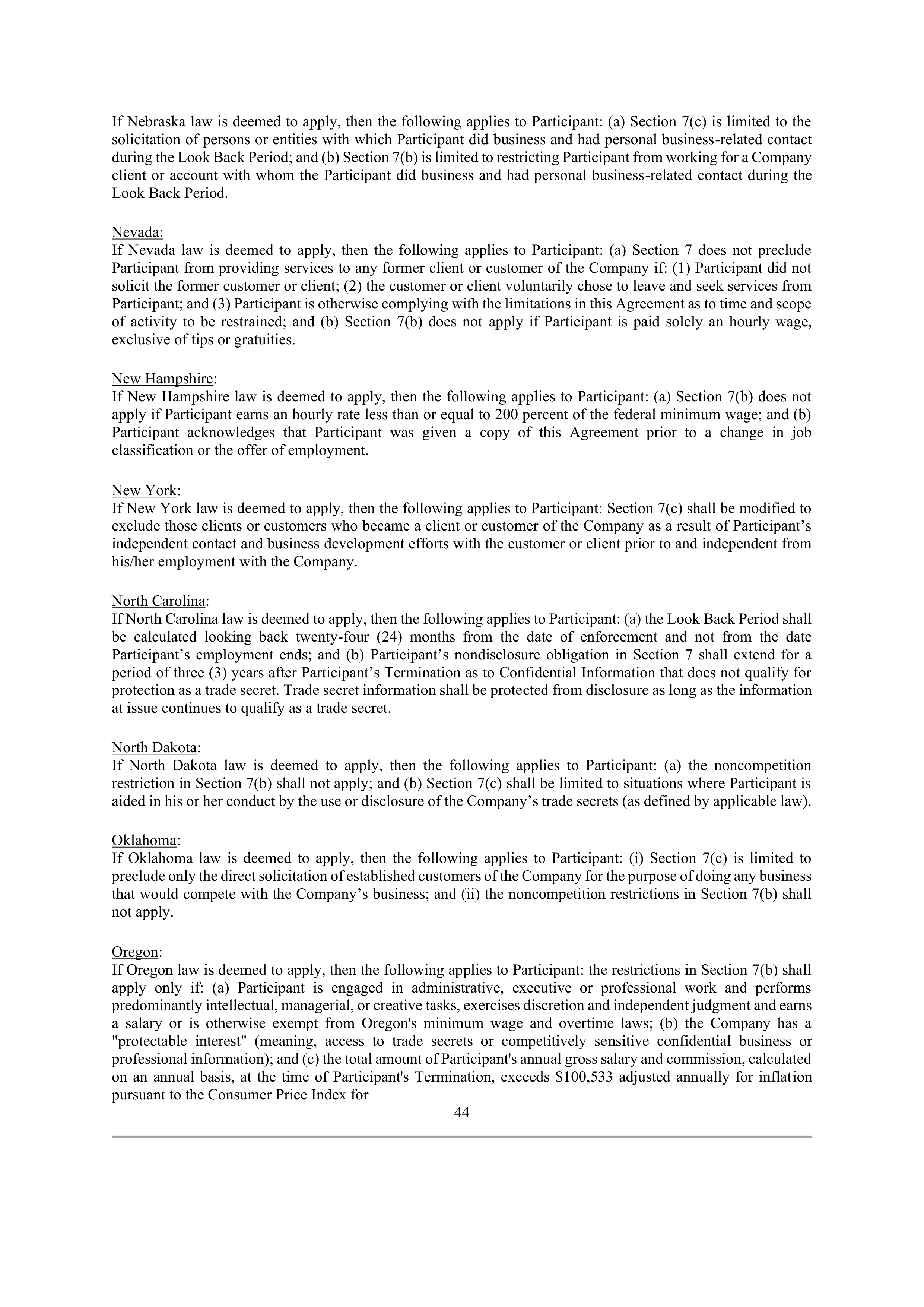 Elevance Health EXECUTIVE AGREEMENT PLAN — page 46