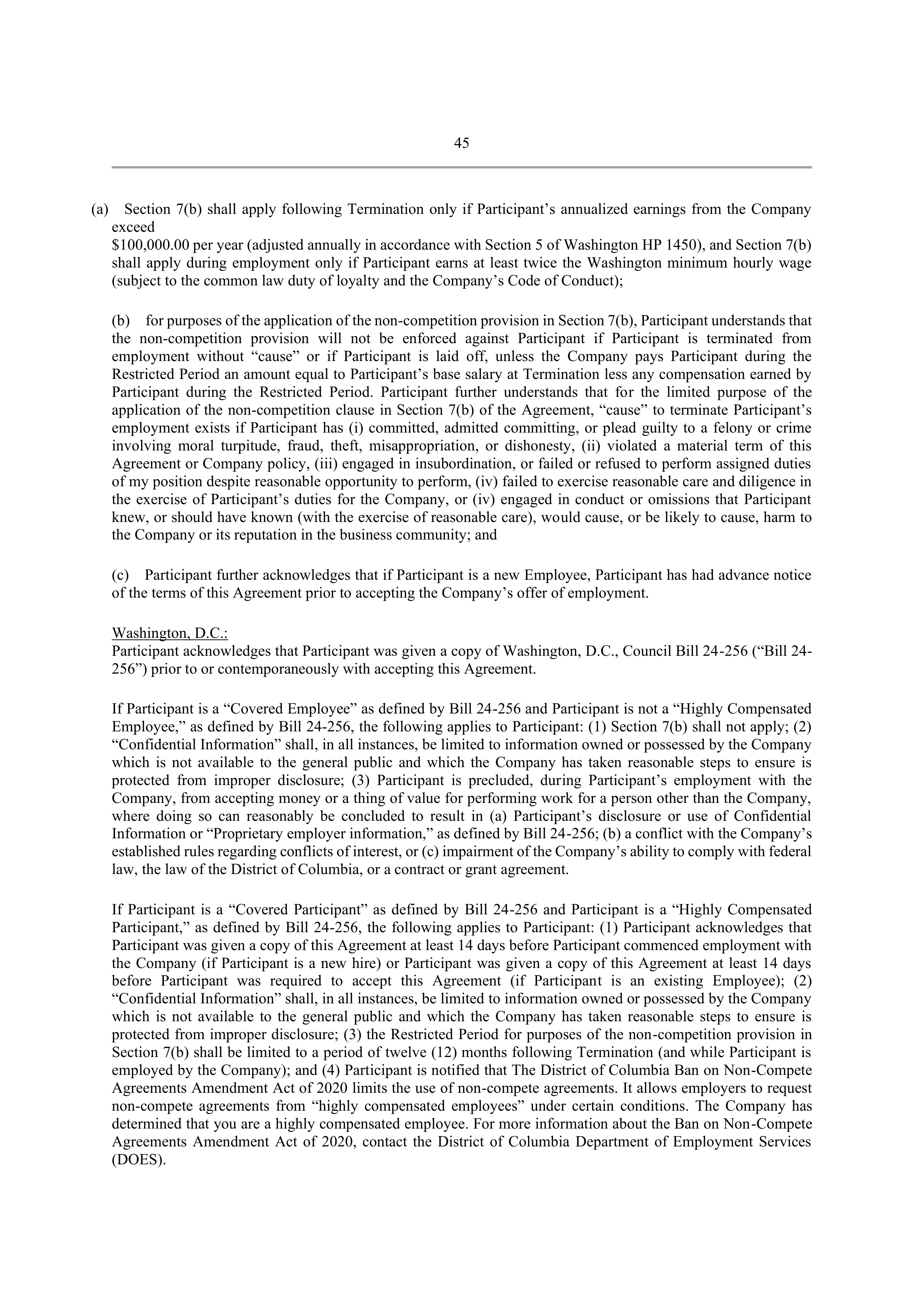 Elevance Health EXECUTIVE AGREEMENT PLAN — page 48