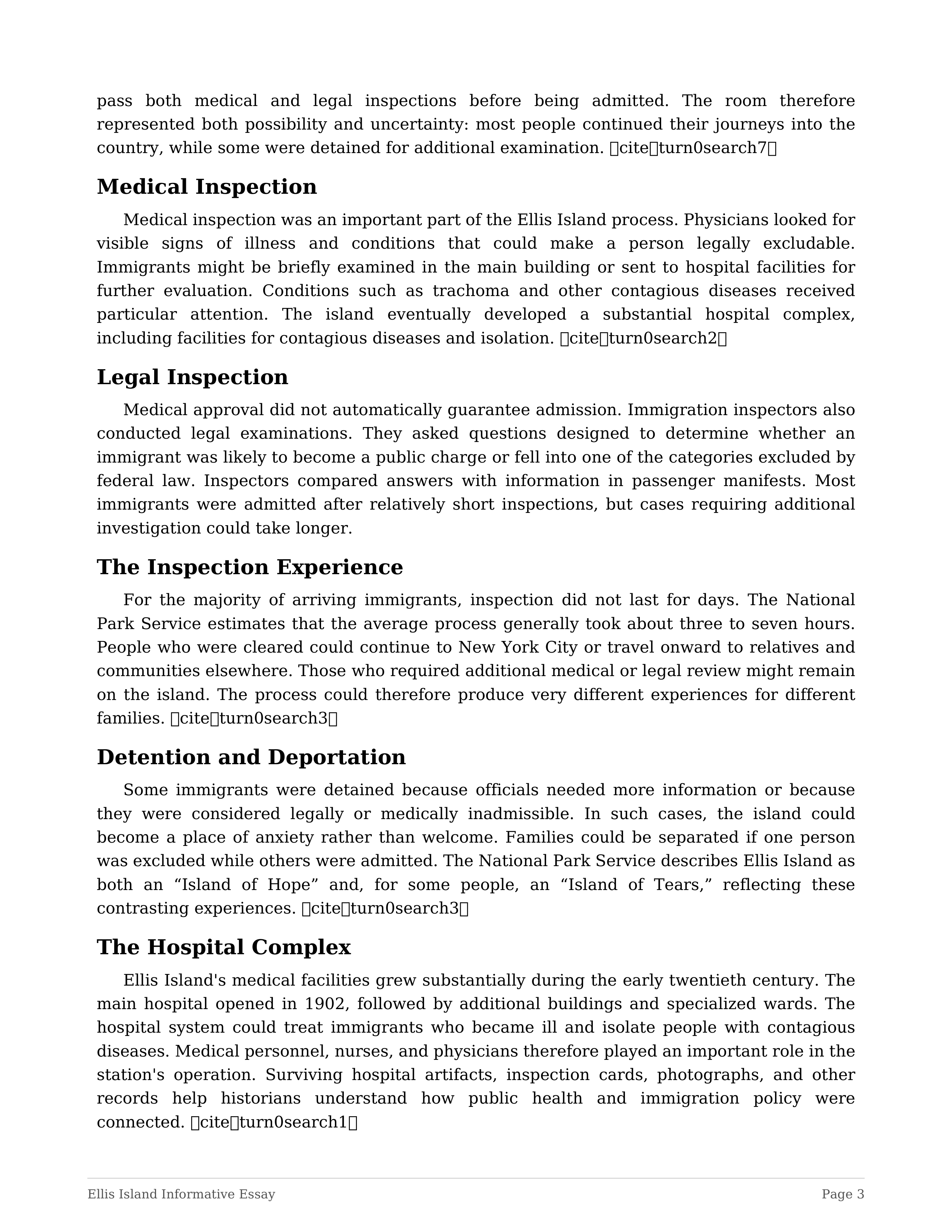 Ellis Island Informative Essay — page 3
