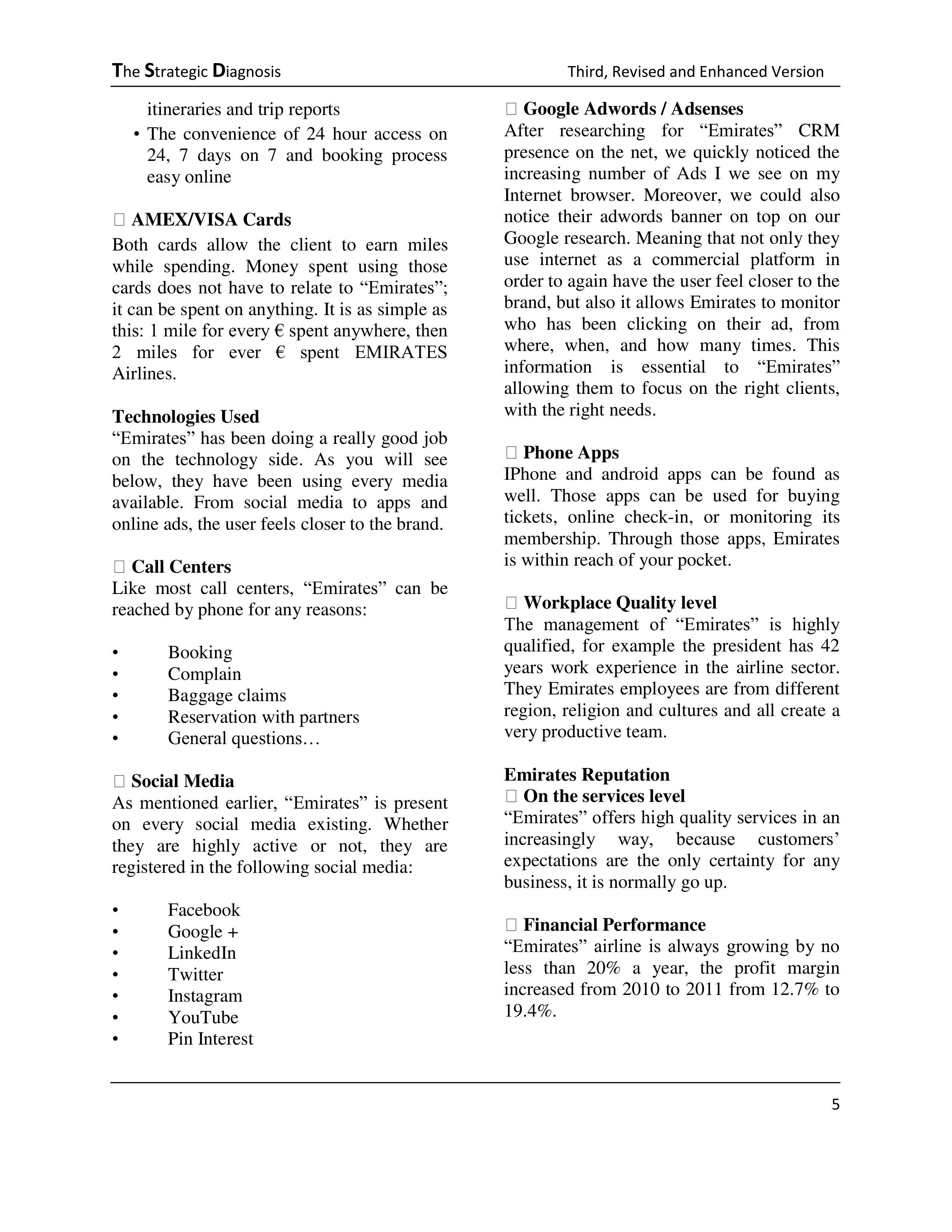 Emirates Marketing Strategy — page 5