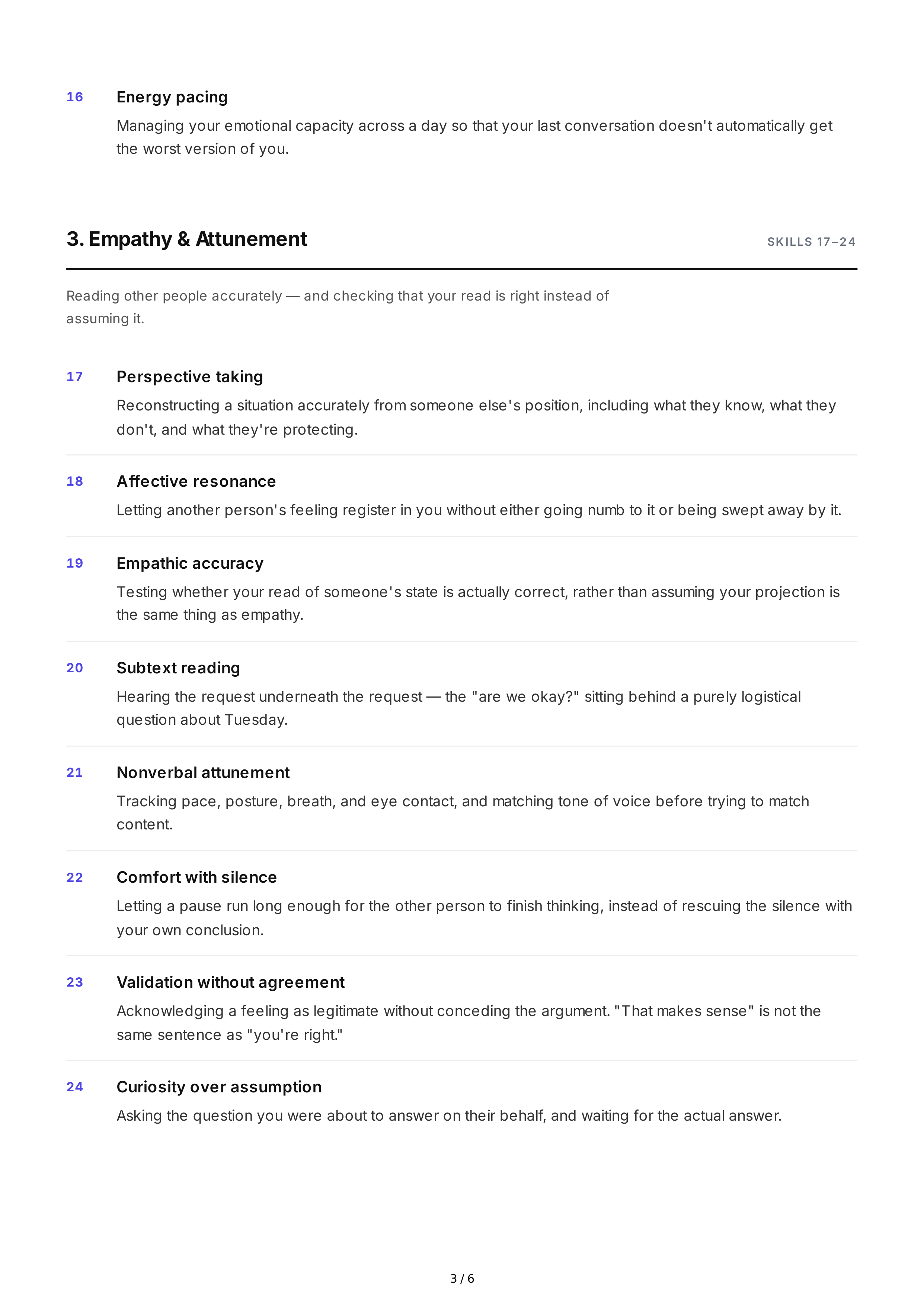Emotional Awareness Interpersonal Skills — page 3